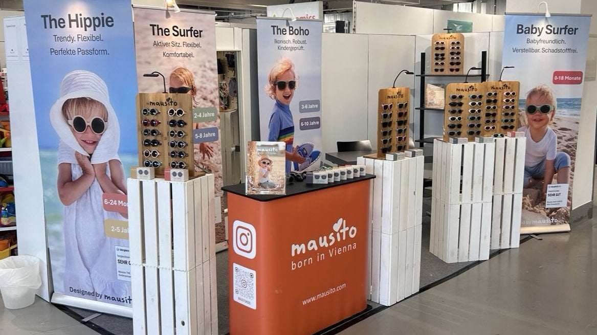 Mausito auf der Kids Austria - MAUSITO - Kindersonnenbrillen für Jungen und Mädchen