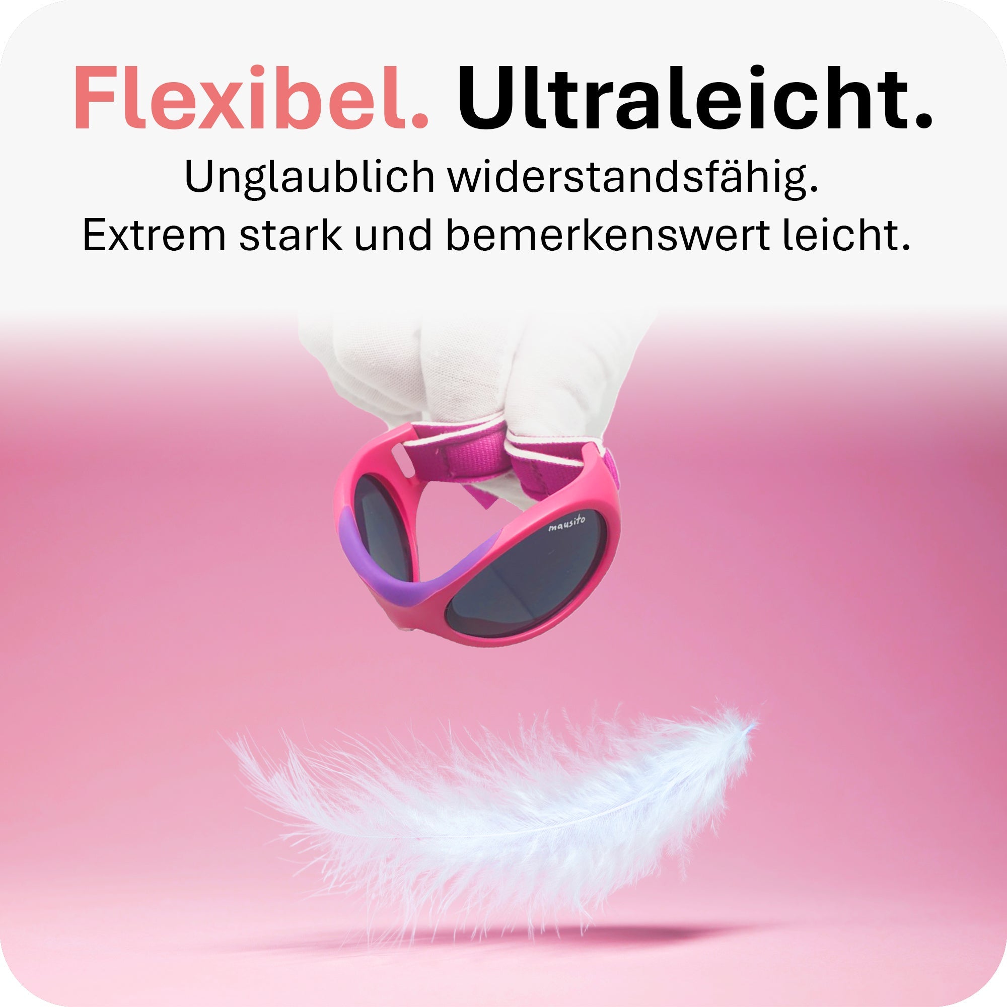 BABY SURFER | 0 - 18 Monate - MAUSITO - Kindersonnenbrillen für Jungen und Mädchen