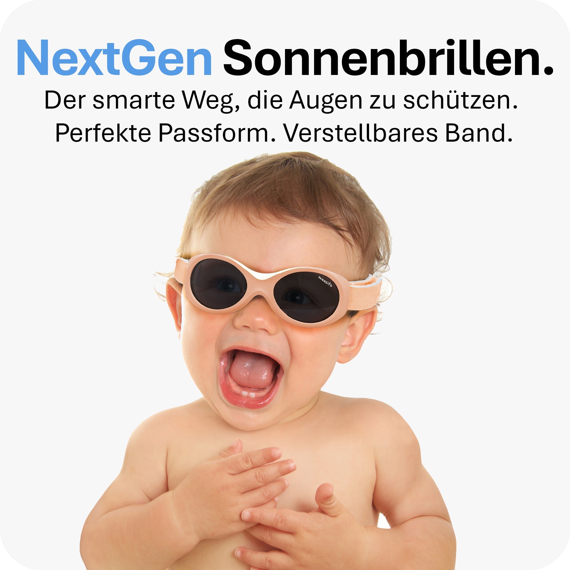 BABY SURFER | 0 - 18 Monate - MAUSITO - Kindersonnenbrillen für Jungen und Mädchen