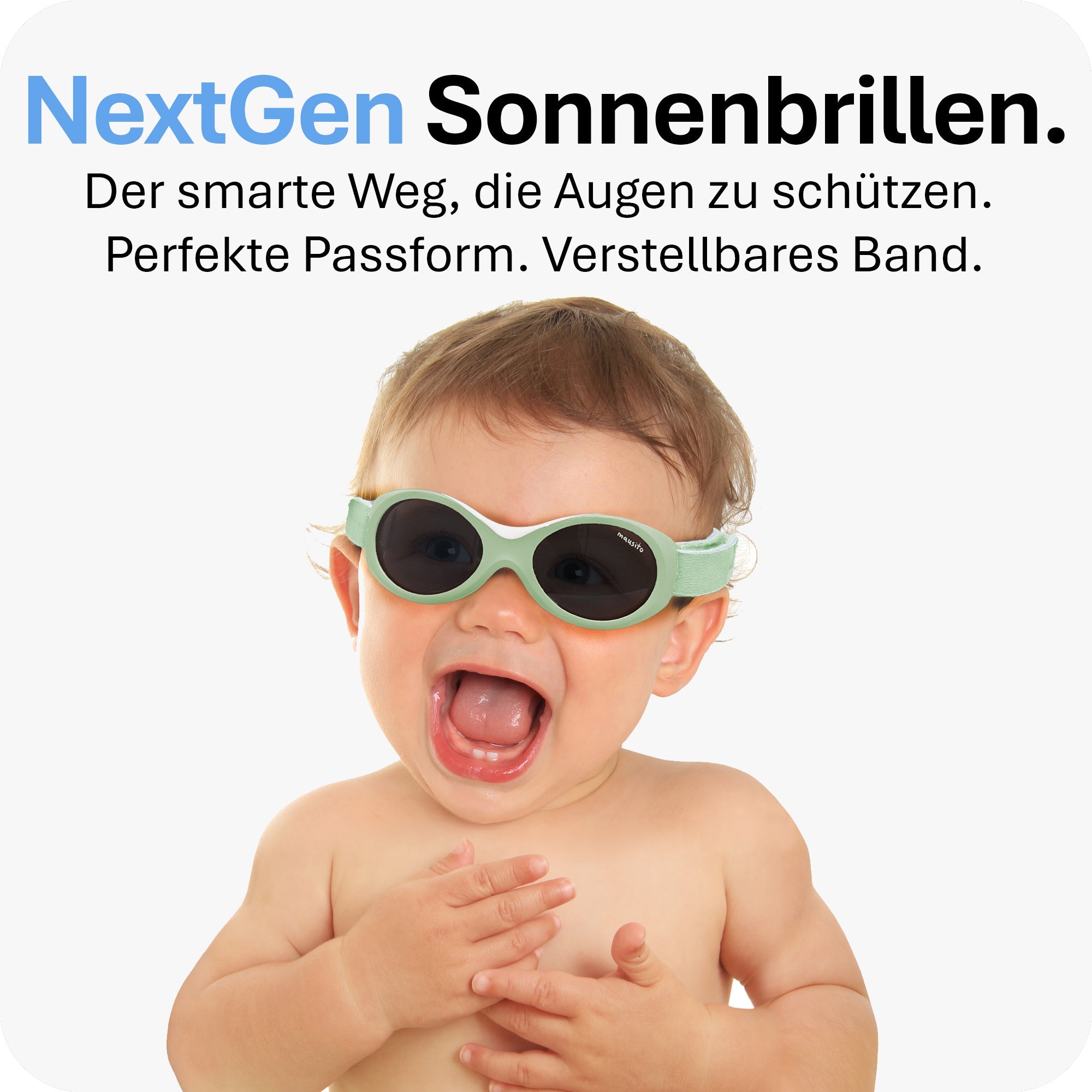 BABY SURFER | 0 - 18 Monate - MAUSITO - Kindersonnenbrillen für Jungen und Mädchen