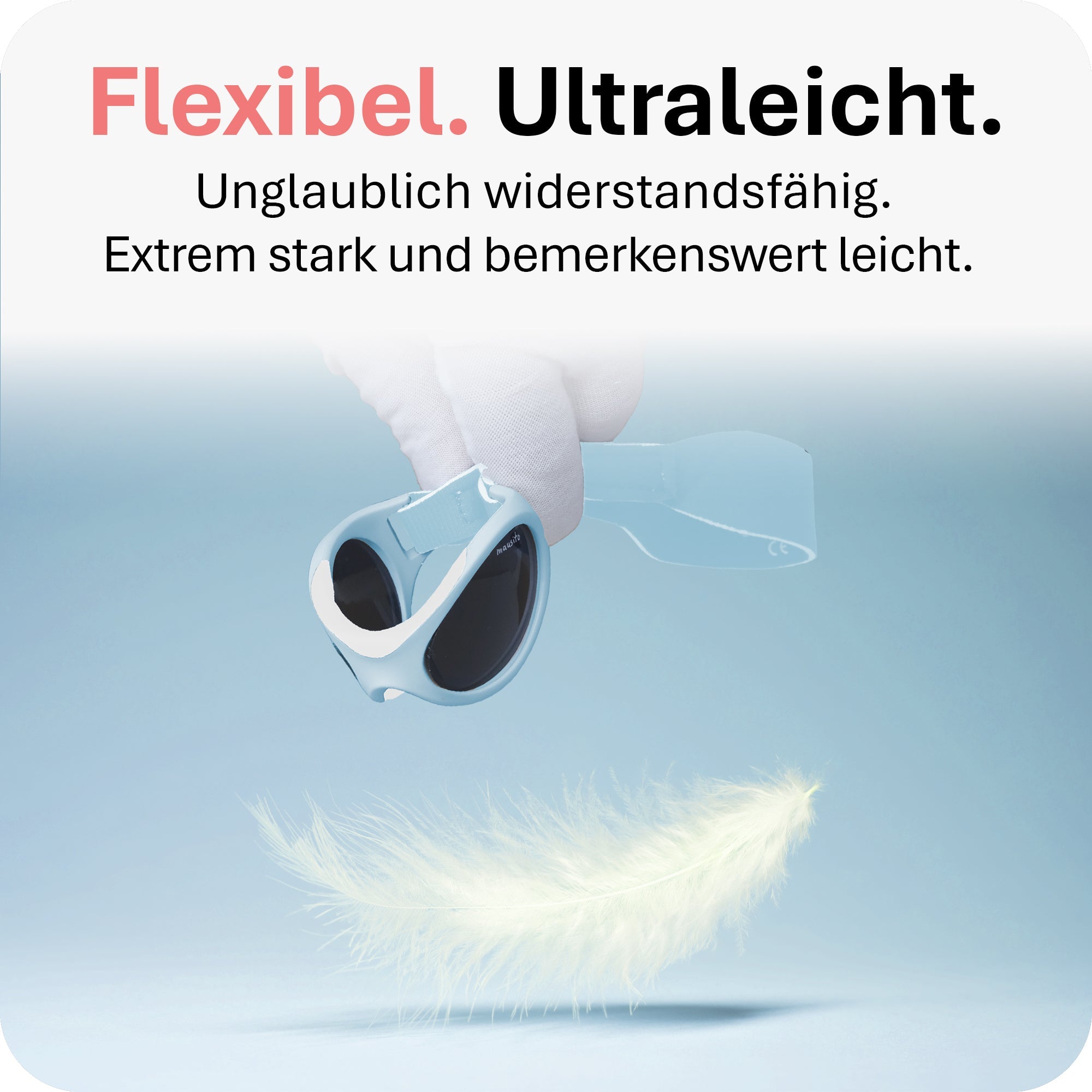 BABY SURFER | 0 - 18 Monate - MAUSITO - Kindersonnenbrillen für Jungen und Mädchen