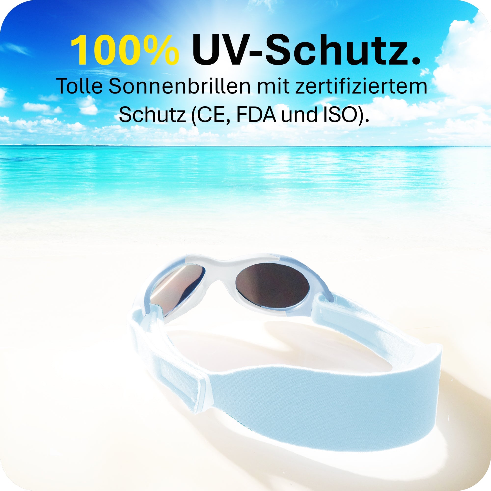 BABY SURFER | 0 - 18 Monate - MAUSITO - Kindersonnenbrillen für Jungen und Mädchen