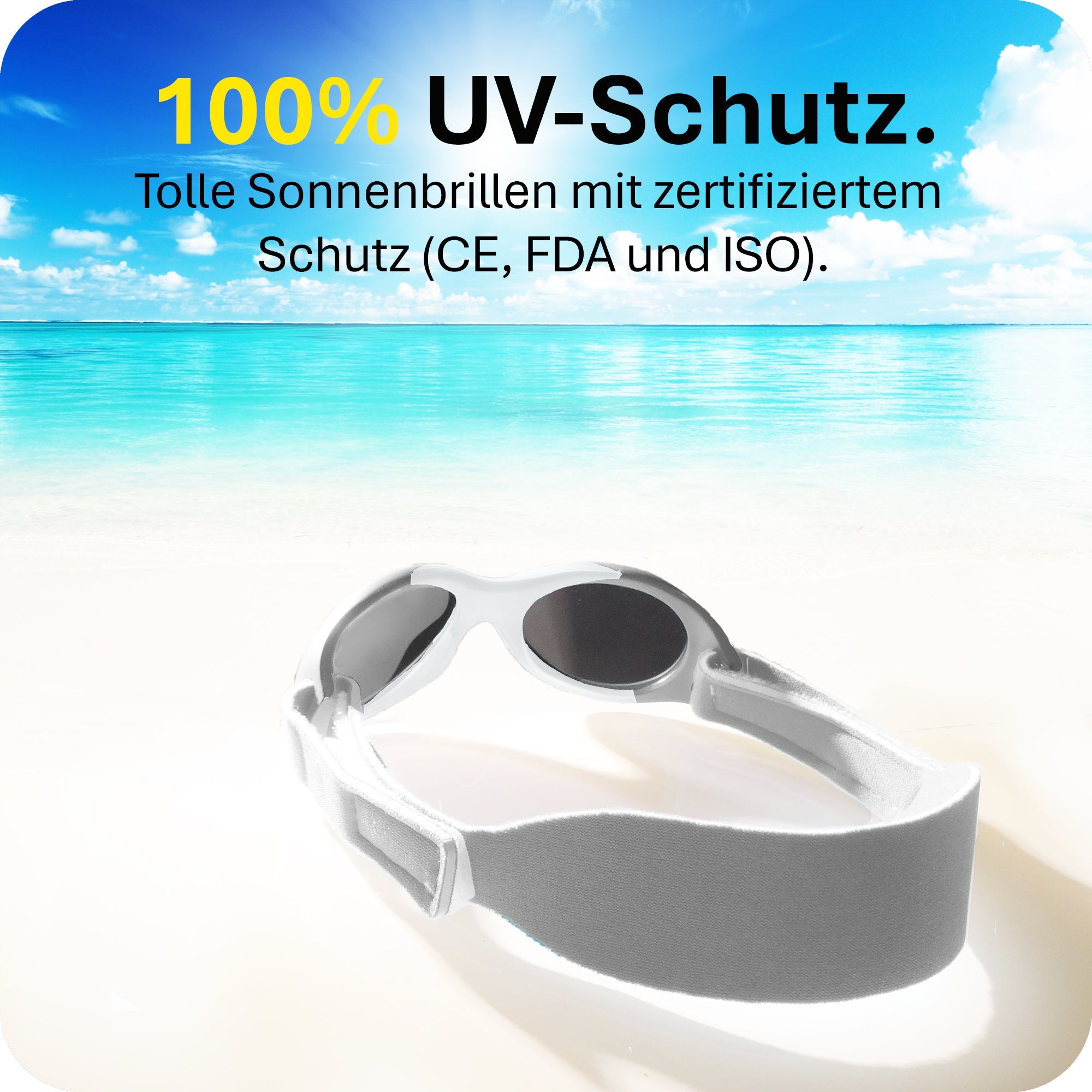 BABY SURFER | 0 - 18 Monate - MAUSITO - Kindersonnenbrillen für Jungen und Mädchen