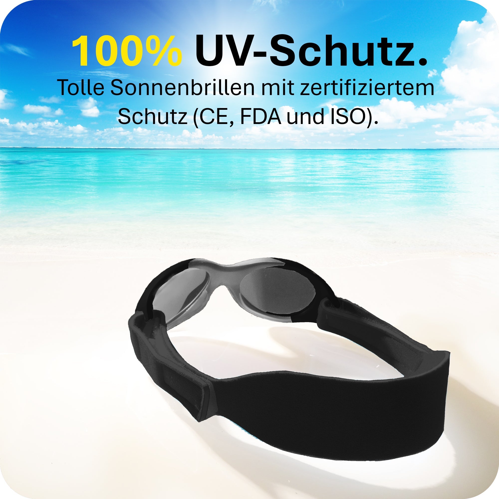 BABY SURFER | 0 - 18 Monate - MAUSITO - Kindersonnenbrillen für Jungen und Mädchen