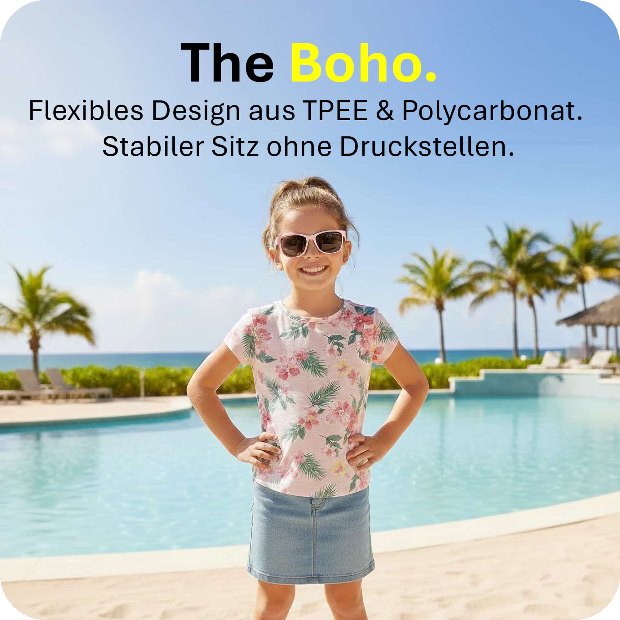 THE BOHO | 3 - 6 Jahre & 6 - 9 Jahre - MAUSITO - Kindersonnenbrillen für Jungen und Mädchen