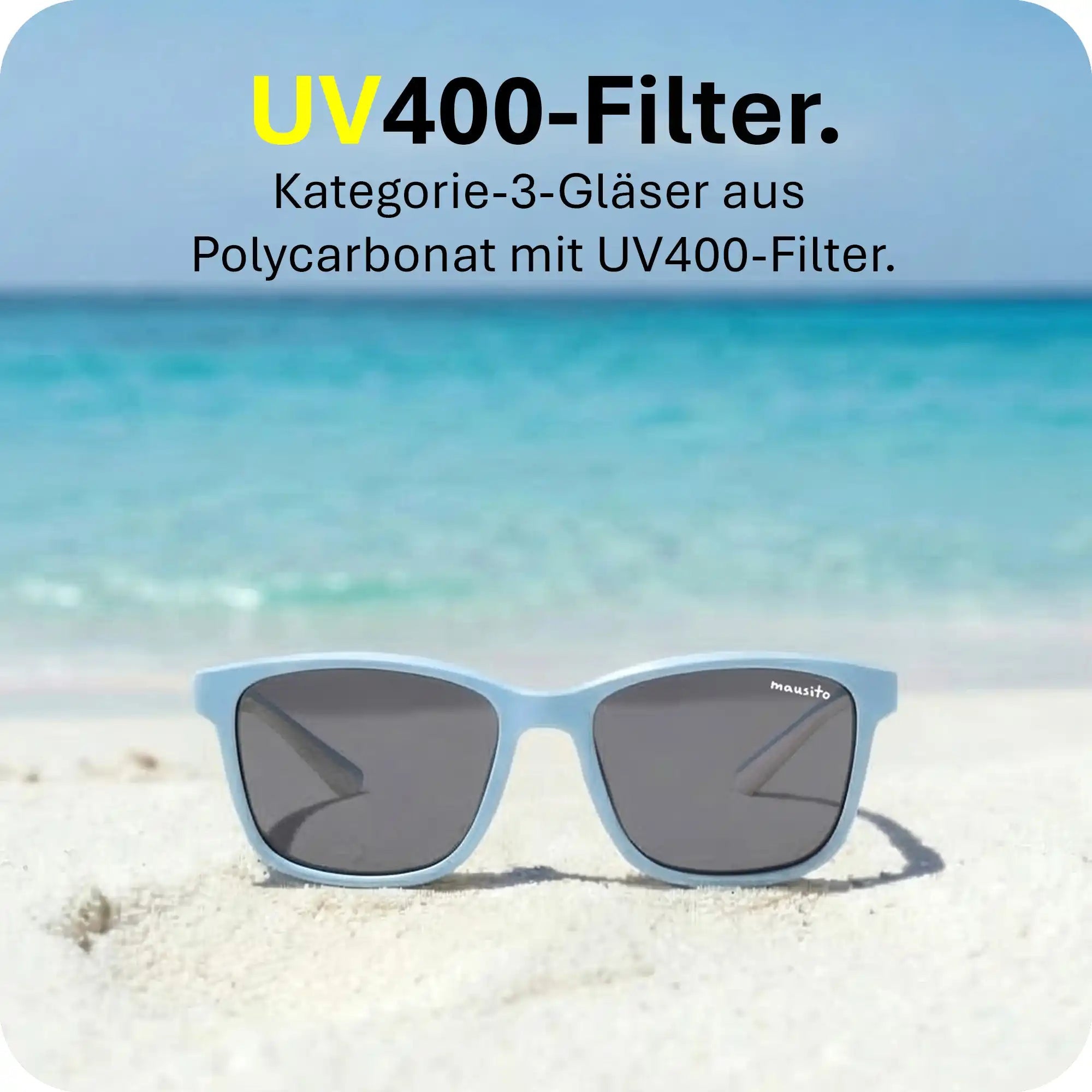 THE BOHO | 3 - 6 Jahre & 6 - 9 Jahre & 9 - 14 Jahre - MAUSITO - Kindersonnenbrillen für Jungen und Mädchen