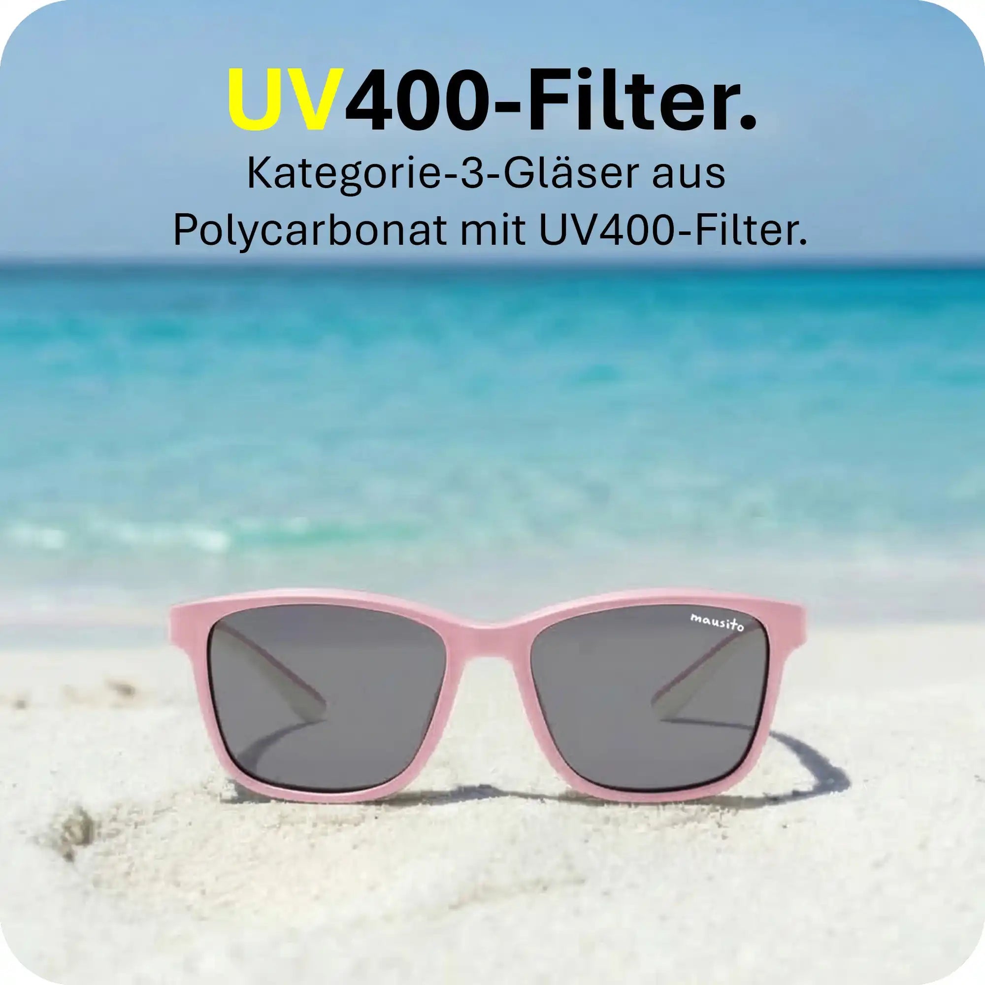 THE BOHO | 3 - 6 Jahre & 6 - 9 Jahre & 9 - 14 Jahre - MAUSITO - Kindersonnenbrillen für Jungen und Mädchen