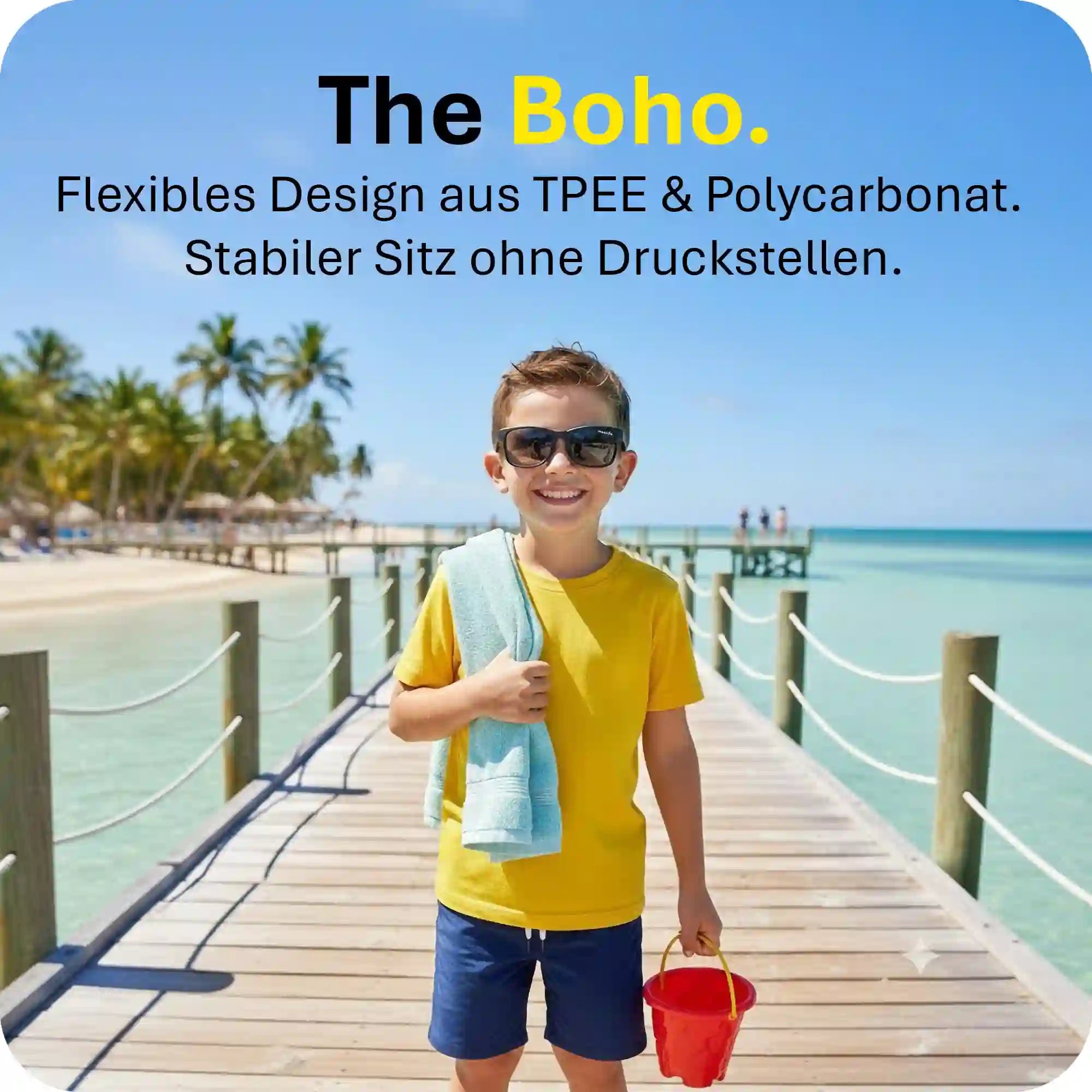THE BOHO | 3 - 6 Jahre & 6 - 9 Jahre & 9 - 14 Jahre - MAUSITO - Kindersonnenbrillen für Jungen und Mädchen