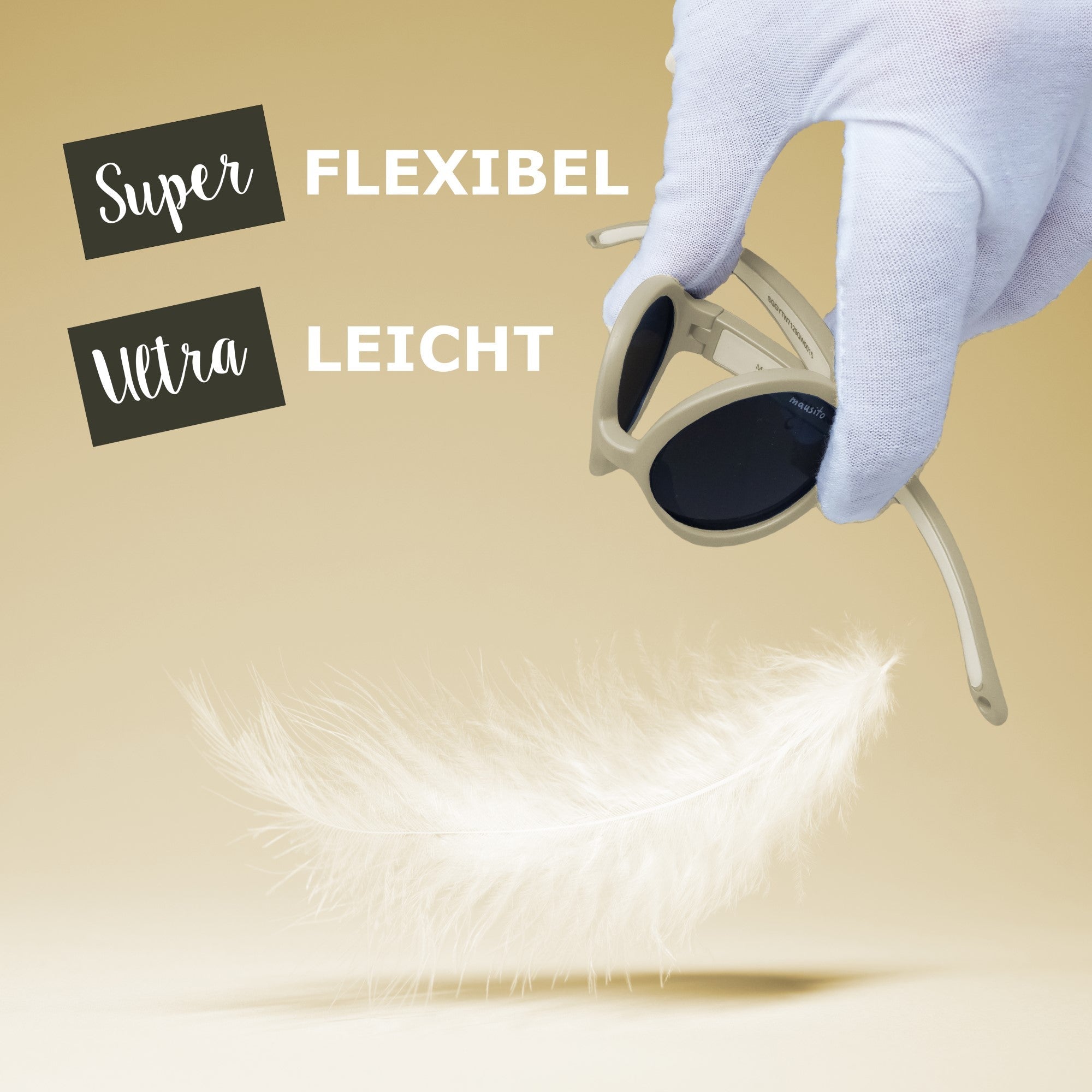 THE HIPPIE | 6 - 24 Monate & 2 - 5 Jahre - MAUSITO - Kindersonnenbrillen für Jungen und Mädchen