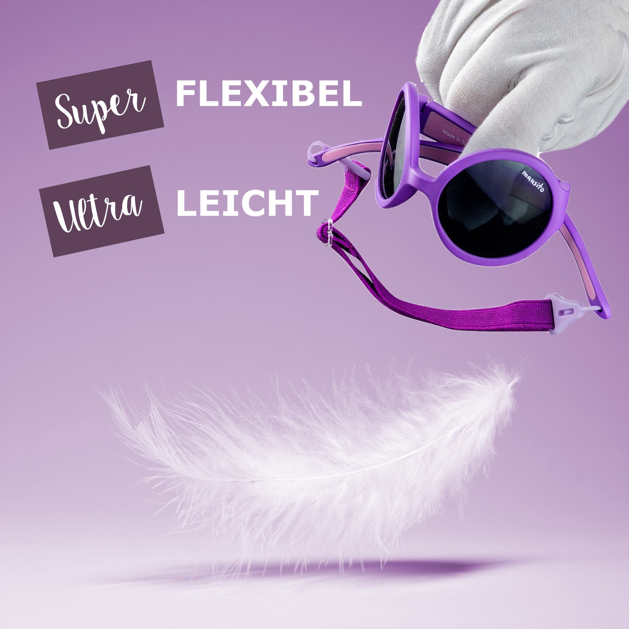 THE HIPPIE | 6 - 24 Monate & 2 - 5 Jahre - MAUSITO - Kindersonnenbrillen für Jungen und Mädchen