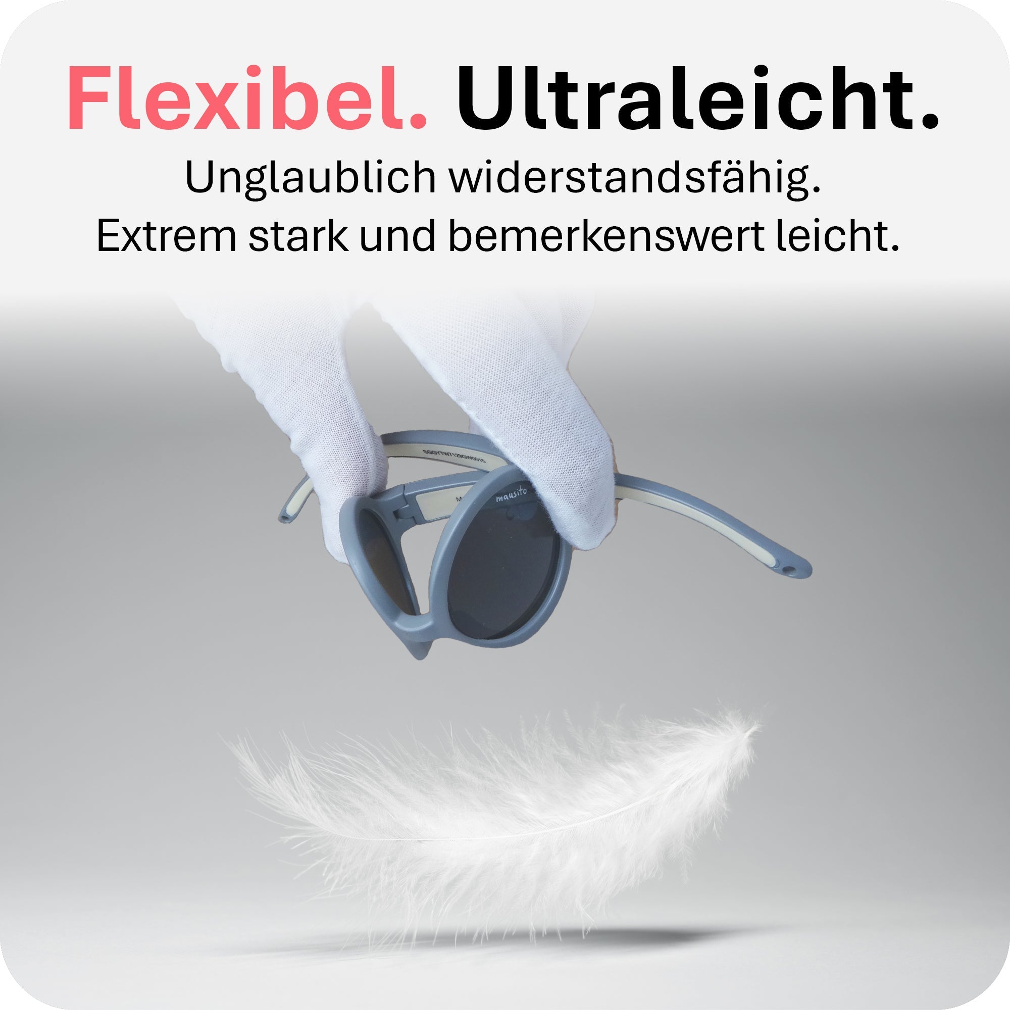 THE HIPPIE | 6 - 24 Monate & 2 - 5 Jahre - MAUSITO - Kindersonnenbrillen für Jungen und Mädchen