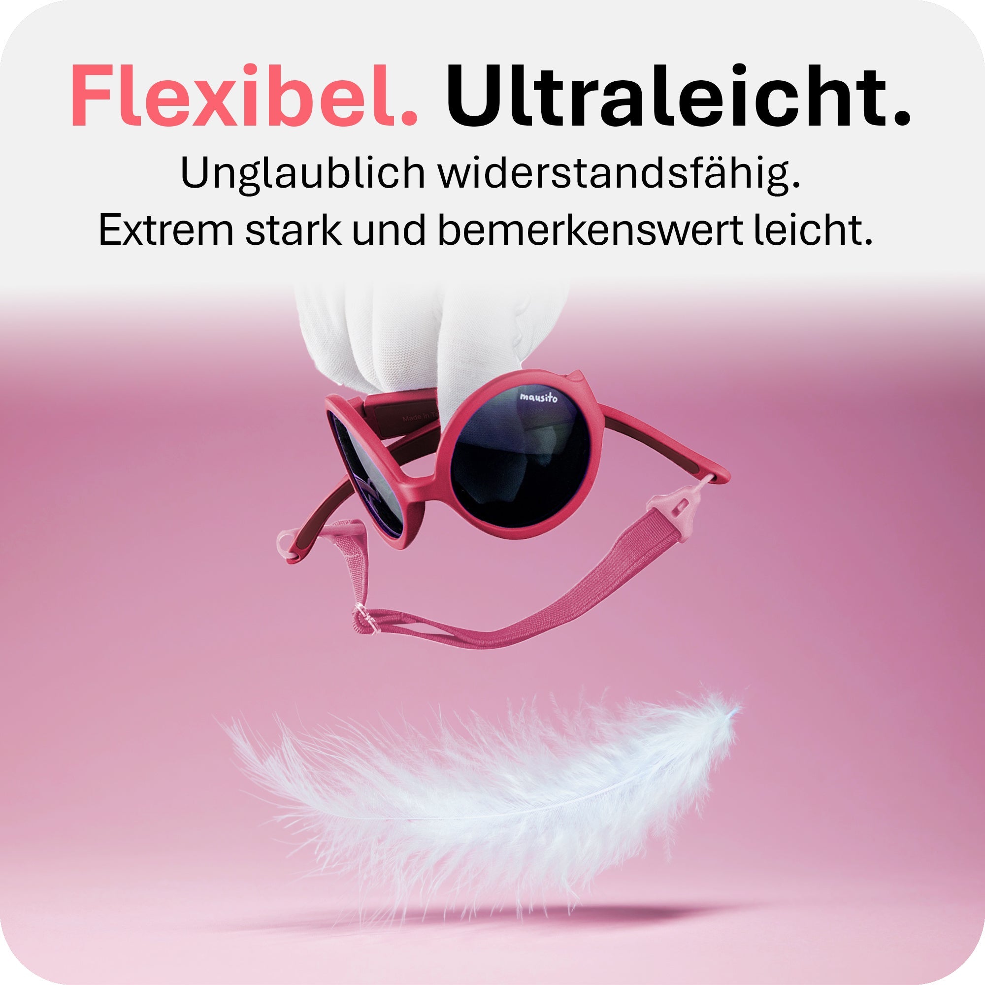 THE HIPPIE | 6 - 24 Monate & 2 - 5 Jahre - MAUSITO - Kindersonnenbrillen für Jungen und Mädchen