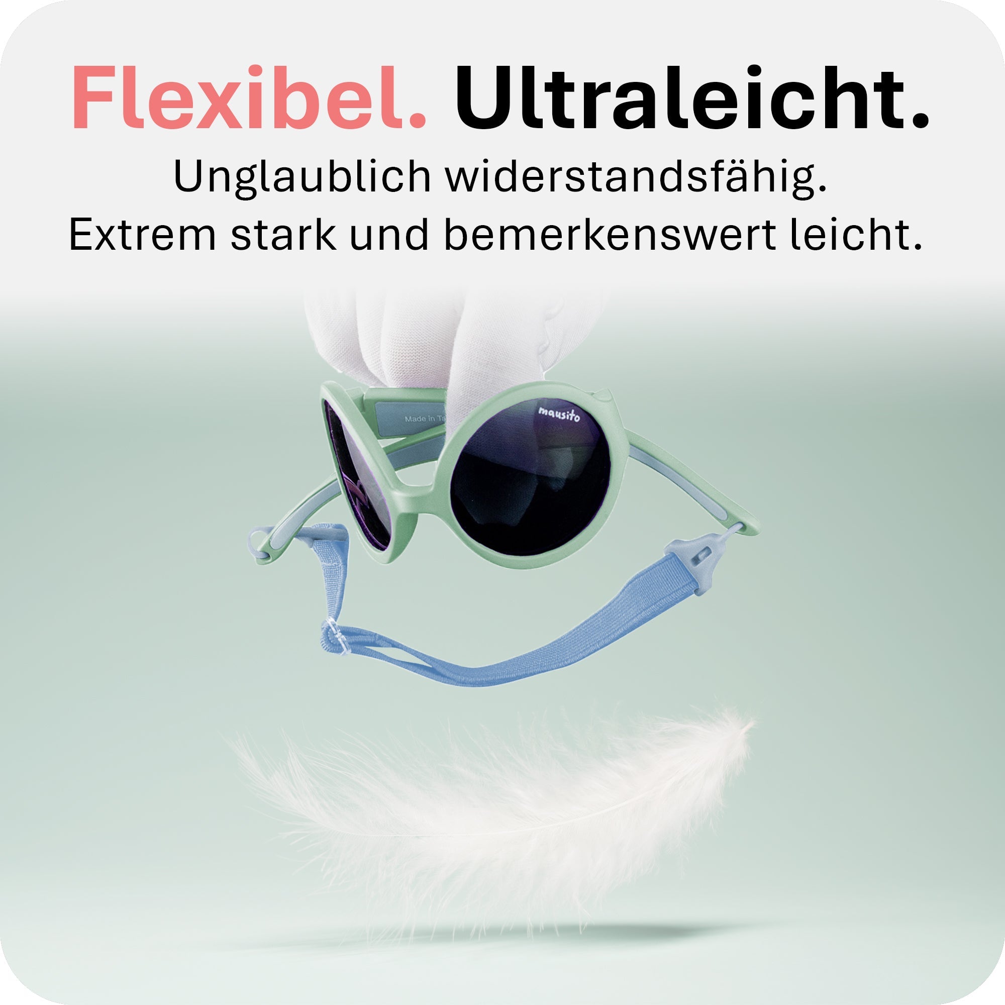 THE HIPPIE | 6 - 24 Monate & 2 - 5 Jahre - MAUSITO - Kindersonnenbrillen für Jungen und Mädchen