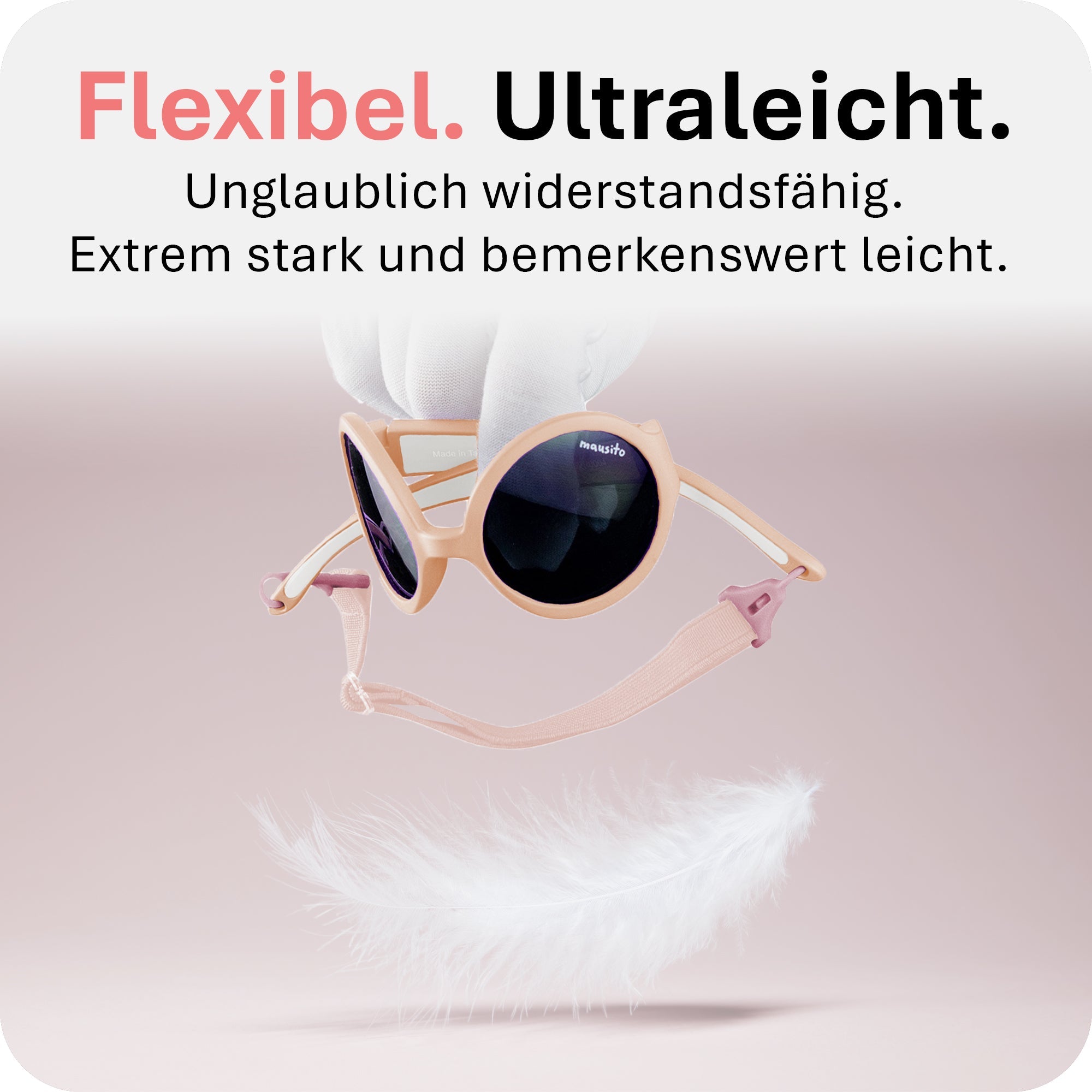 THE HIPPIE | 6 - 24 Monate & 2 - 5 Jahre - MAUSITO - Kindersonnenbrillen für Jungen und Mädchen