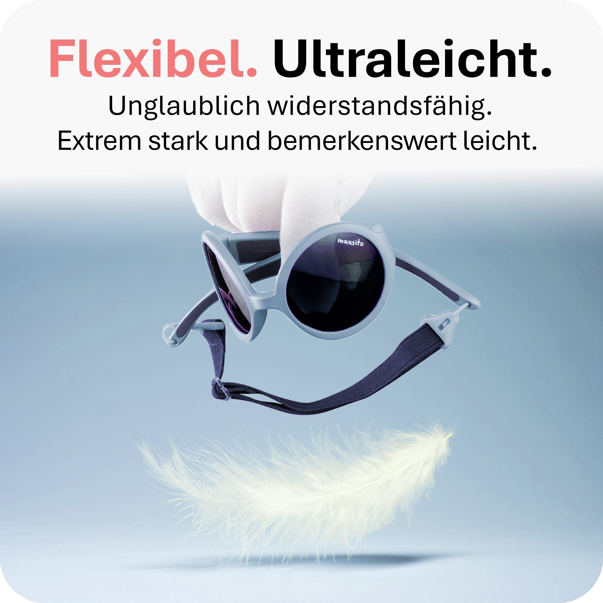 THE HIPPIE | 6 - 24 Monate & 2 - 5 Jahre - MAUSITO - Kindersonnenbrillen für Jungen und Mädchen