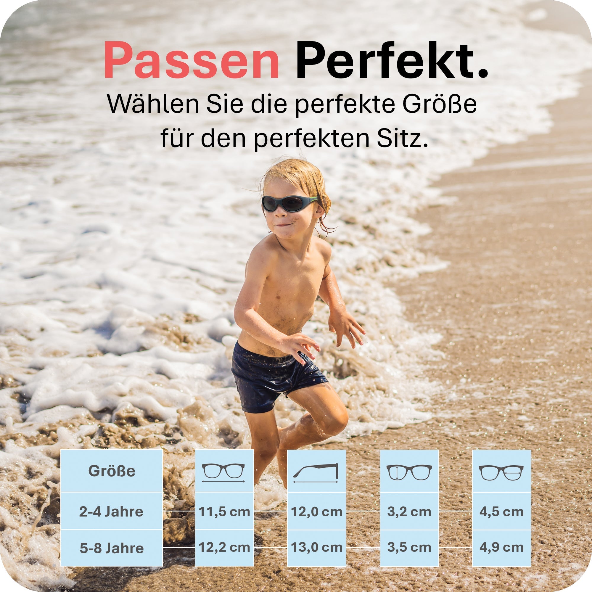 THE SURFER | 2 - 4 Jahre & 5 - 8 Jahre - MAUSITO - Kindersonnenbrillen für Jungen und Mädchen