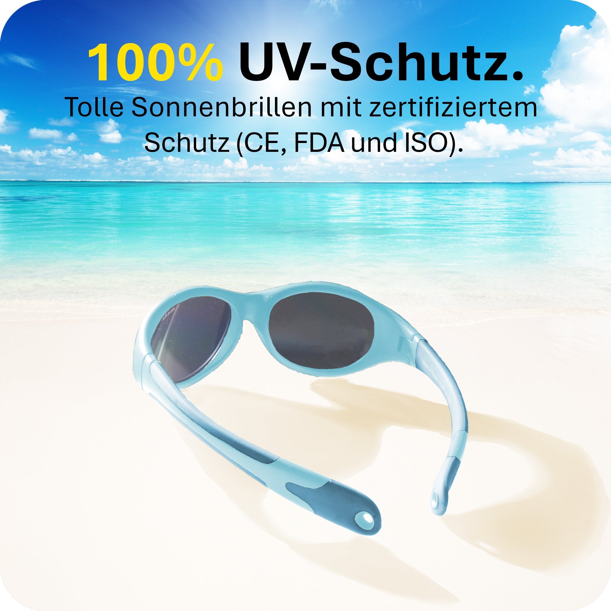 THE SURFER | 2 - 4 Jahre & 5 - 8 Jahre - MAUSITO - Kindersonnenbrillen für Jungen und Mädchen