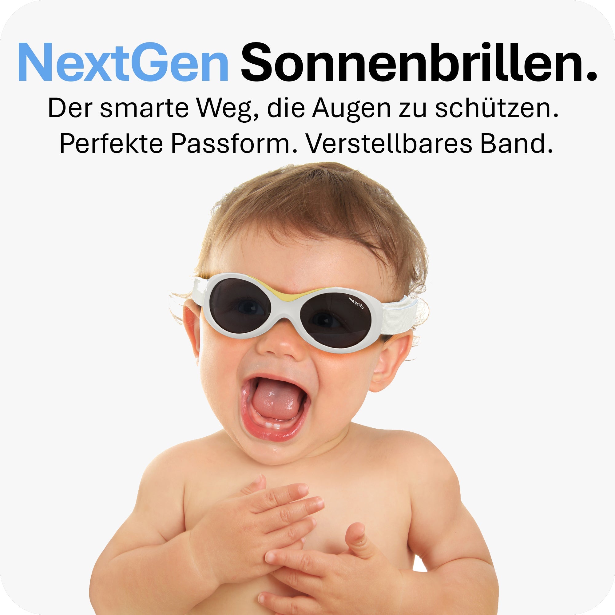 BABY SURFER | 0 - 18 Monate - MAUSITO - Kindersonnenbrillen für Jungen und Mädchen