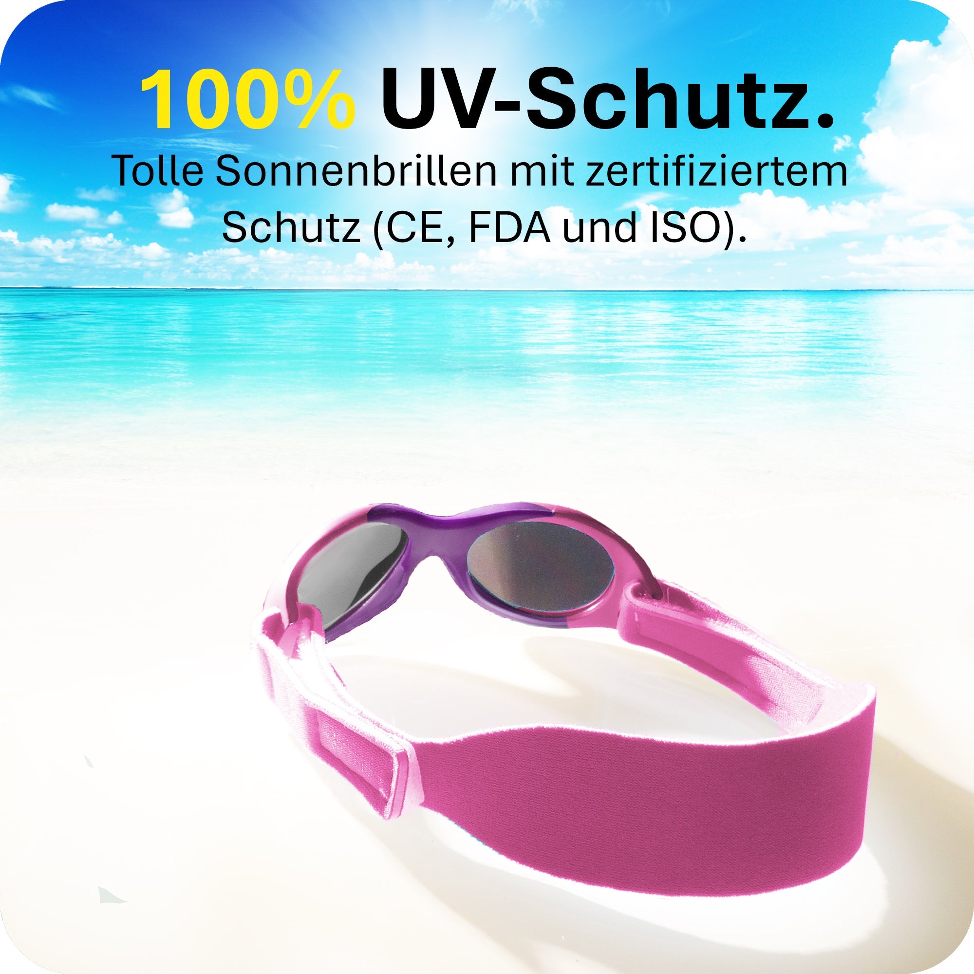 BABY SURFER | 0 - 18 Monate - MAUSITO - Kindersonnenbrillen für Jungen und Mädchen