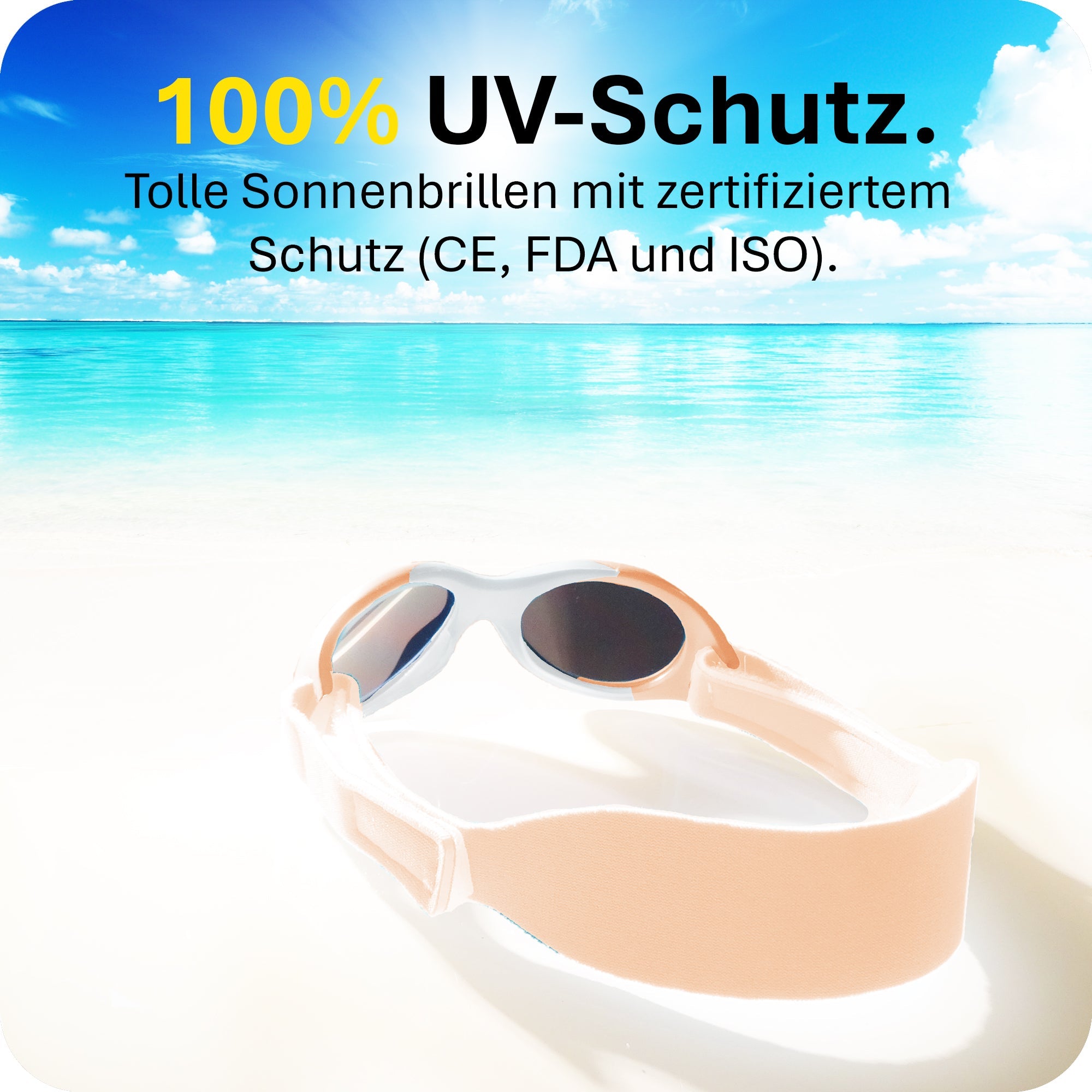 BABY SURFER | 0 - 18 Monate - MAUSITO - Kindersonnenbrillen für Jungen und Mädchen