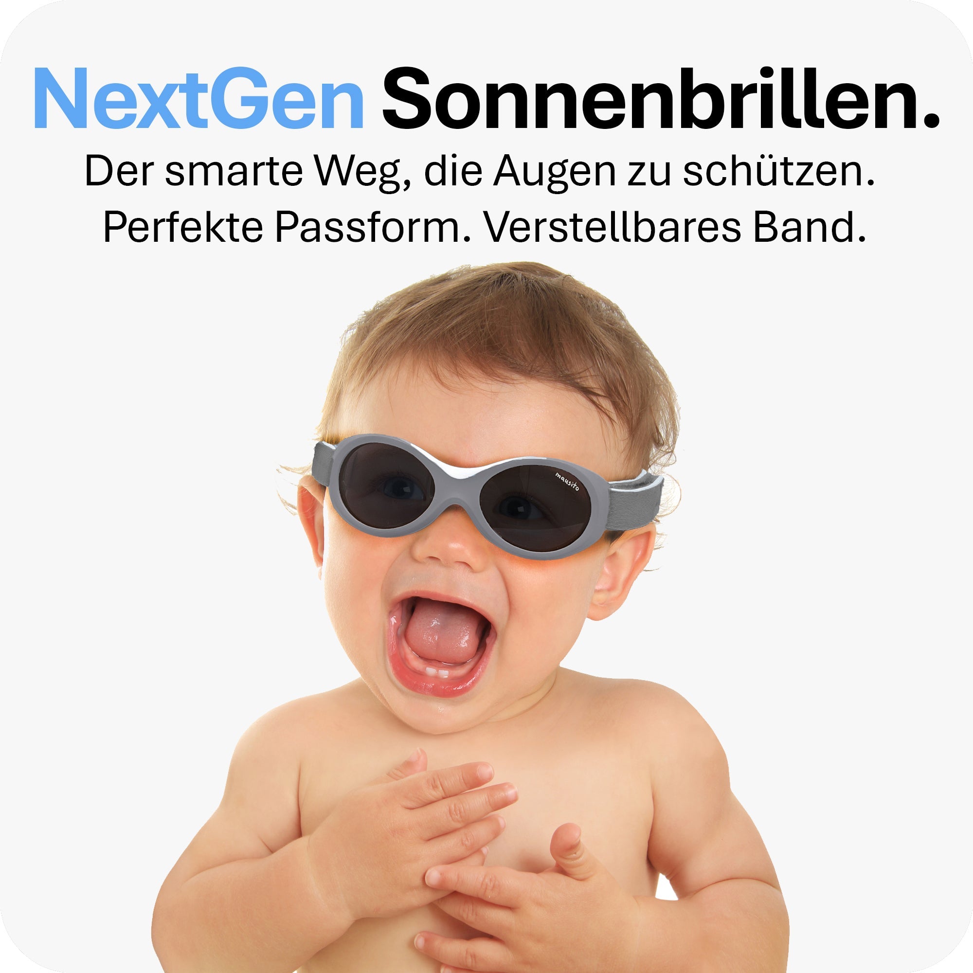 BABY SURFER | 0 - 18 Monate - MAUSITO - Kindersonnenbrillen für Jungen und Mädchen