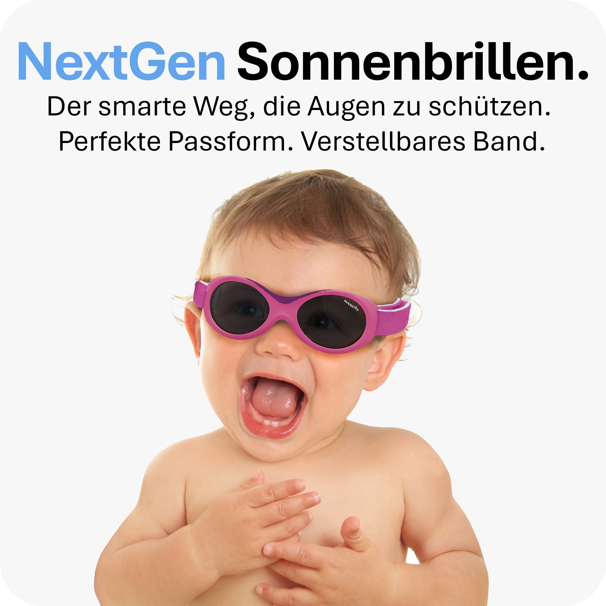 BABY SURFER | 0 - 18 Monate - MAUSITO - Kindersonnenbrillen für Jungen und Mädchen