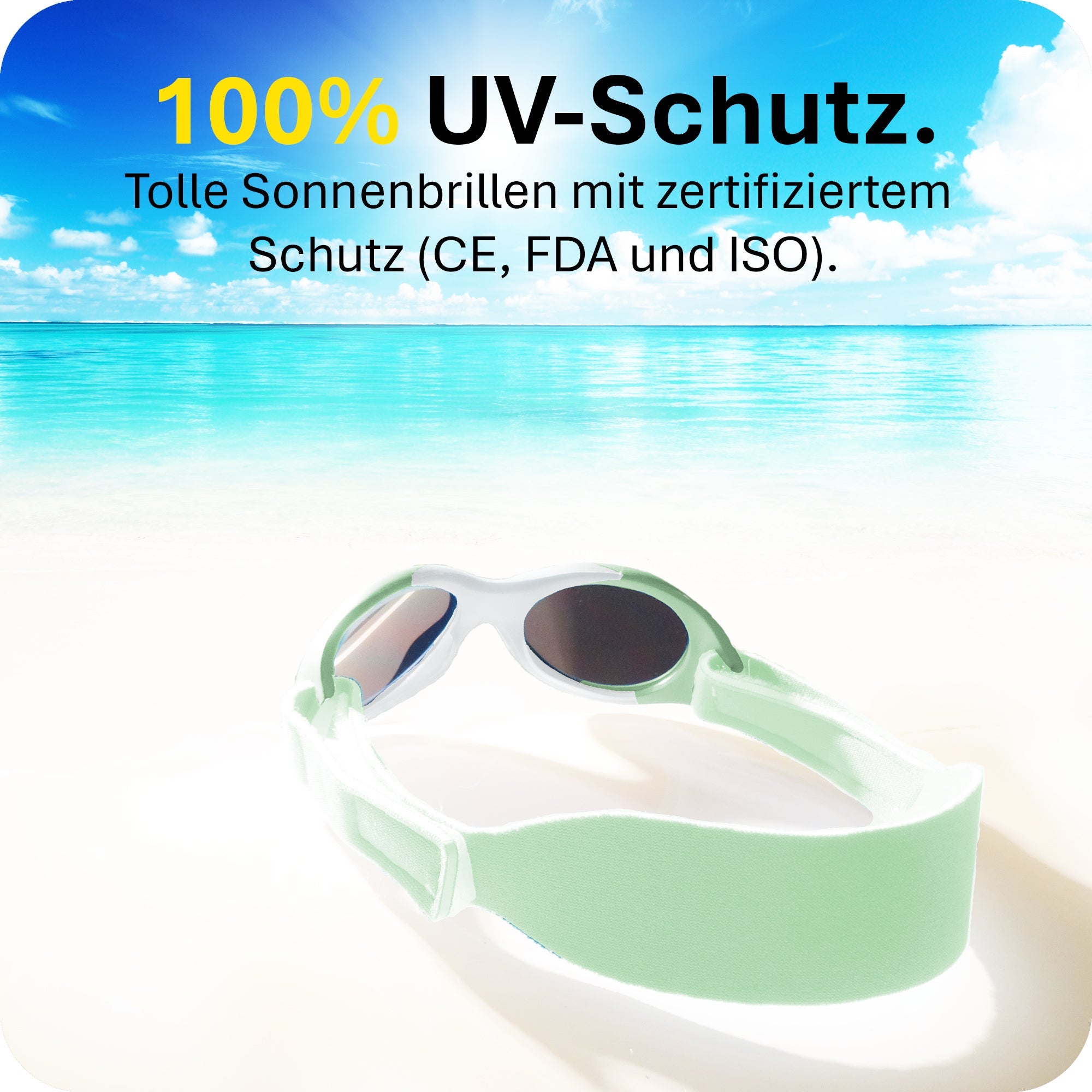 BABY SURFER | 0 - 18 Monate - MAUSITO - Kindersonnenbrillen für Jungen und Mädchen