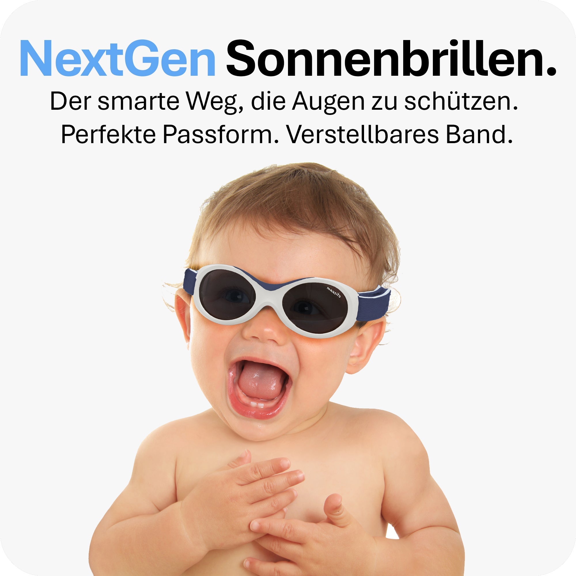 BABY SURFER | 0 - 18 Monate - MAUSITO - Kindersonnenbrillen für Jungen und Mädchen