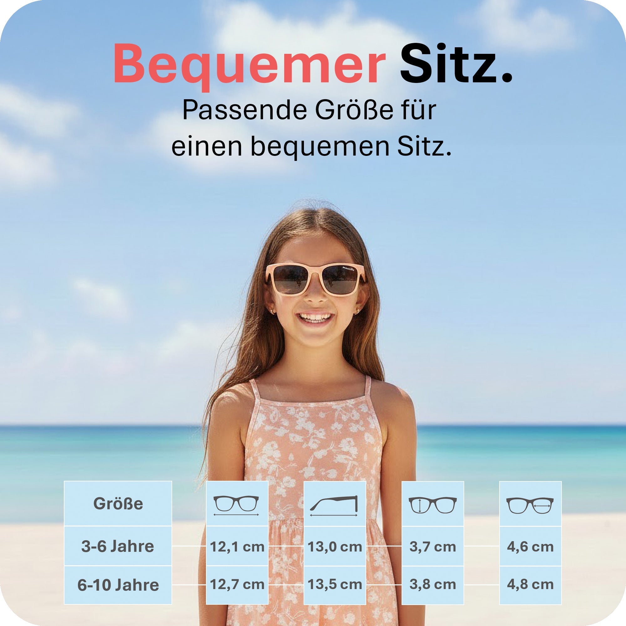 THE BOHO | 3 - 6 Jahre & 6 - 10 Jahre - MAUSITO - Kindersonnenbrillen für Jungen und Mädchen