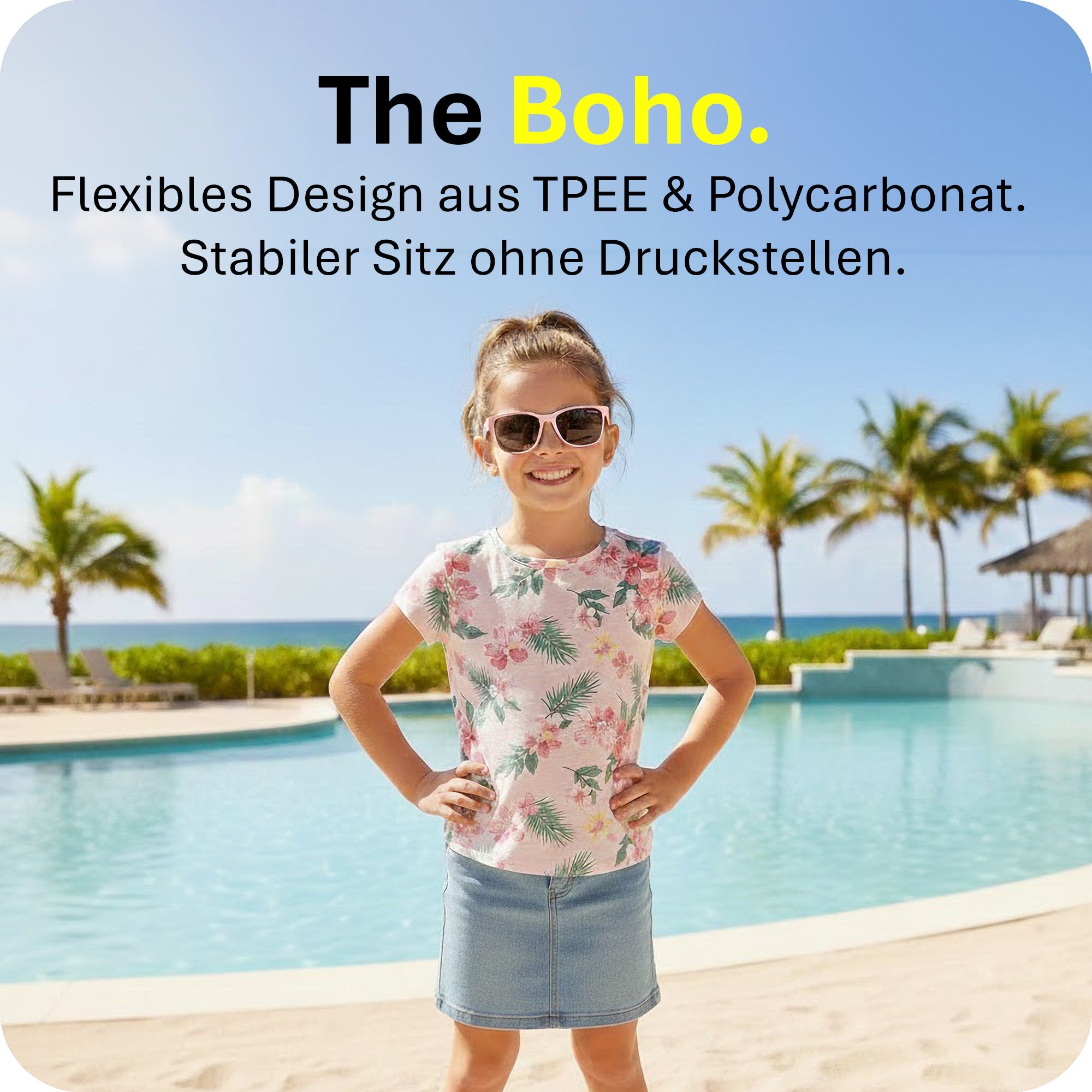 THE BOHO | 3 - 6 Jahre & 6 - 10 Jahre - MAUSITO - Kindersonnenbrillen für Jungen und Mädchen