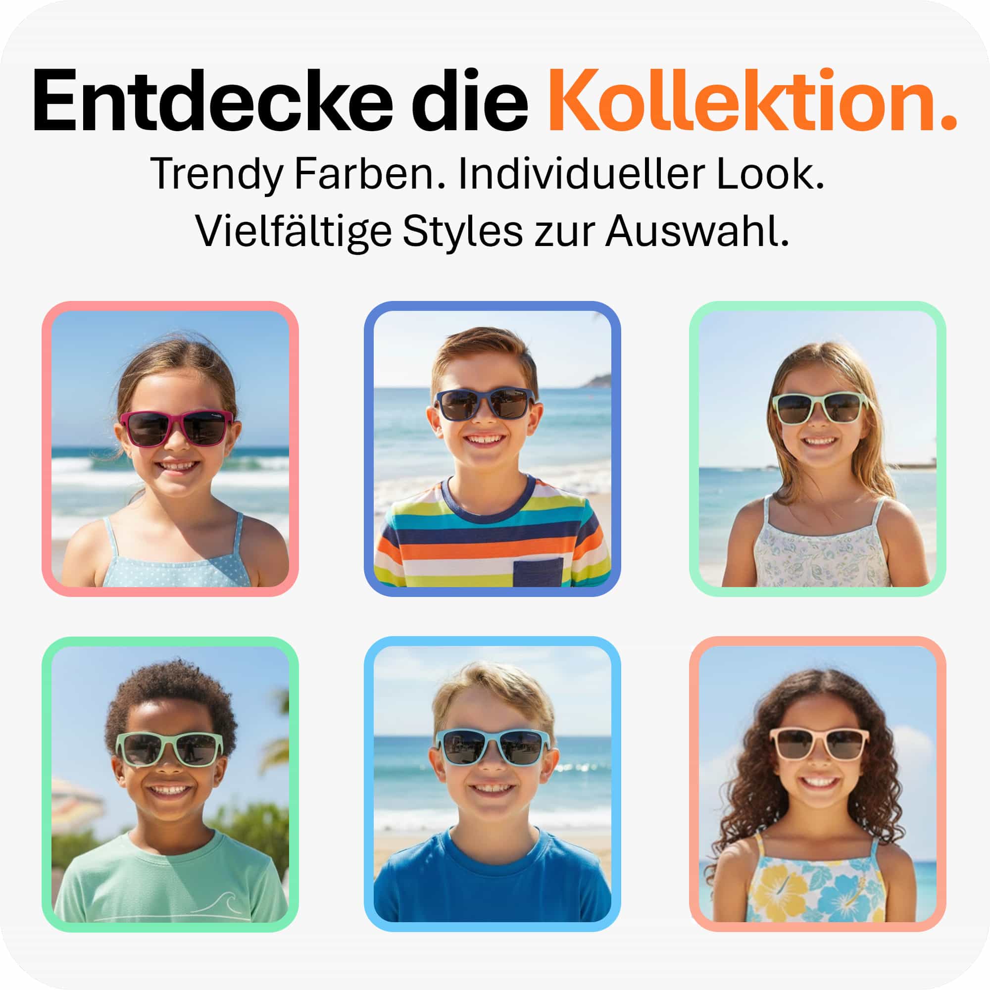 THE BOHO | 3 - 6 Jahre & 6 - 9 Jahre - MAUSITO - Kindersonnenbrillen für Jungen und Mädchen