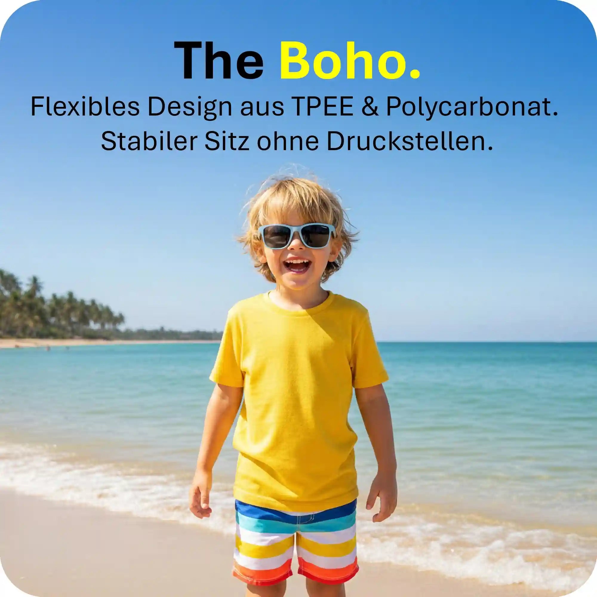 THE BOHO | 3 - 6 Jahre & 6 - 9 Jahre & 9 - 14 Jahre - MAUSITO - Kindersonnenbrillen für Jungen und Mädchen