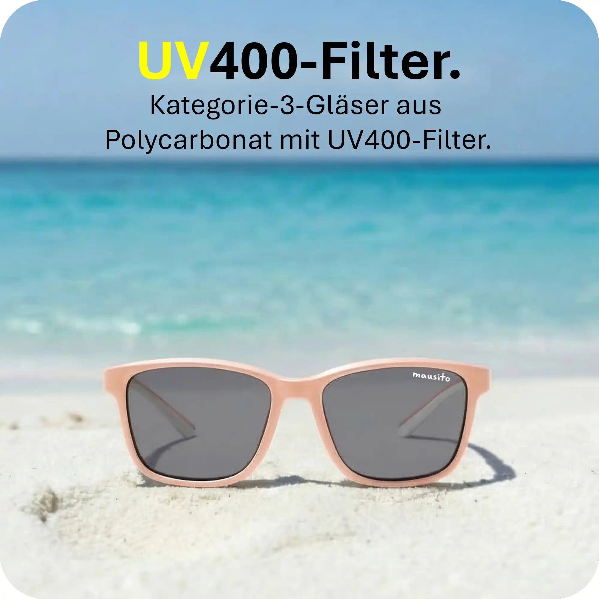 THE BOHO | 3 - 6 Jahre & 6 - 9 Jahre & 9 - 14 Jahre - MAUSITO - Kindersonnenbrillen für Jungen und Mädchen