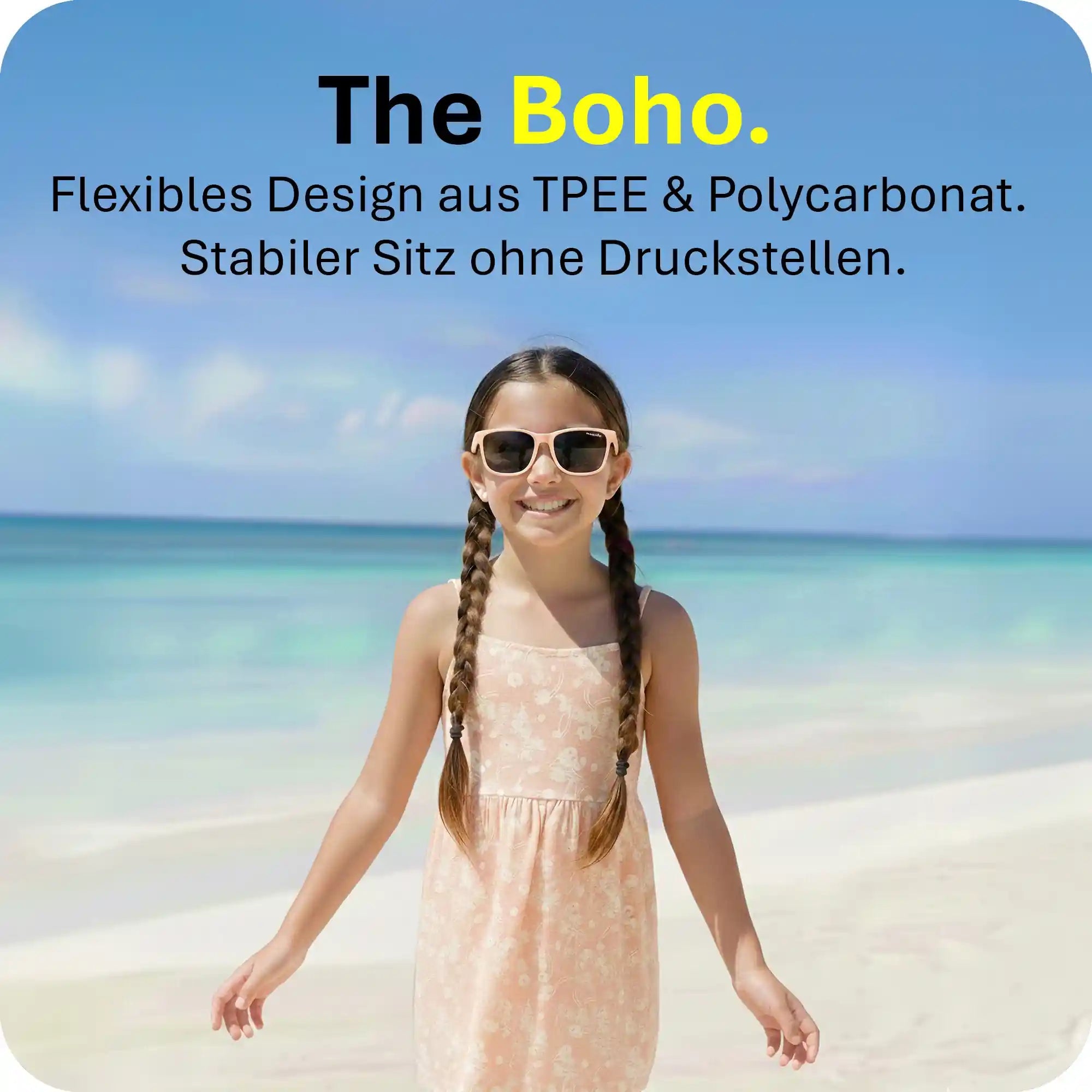 THE BOHO | 3 - 6 Jahre & 6 - 9 Jahre & 9 - 14 Jahre - MAUSITO - Kindersonnenbrillen für Jungen und Mädchen