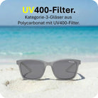 THE BOHO | 3 - 6 Jahre & 6 - 9 Jahre & 9 - 14 Jahre - MAUSITO - Kindersonnenbrillen für Jungen und Mädchen