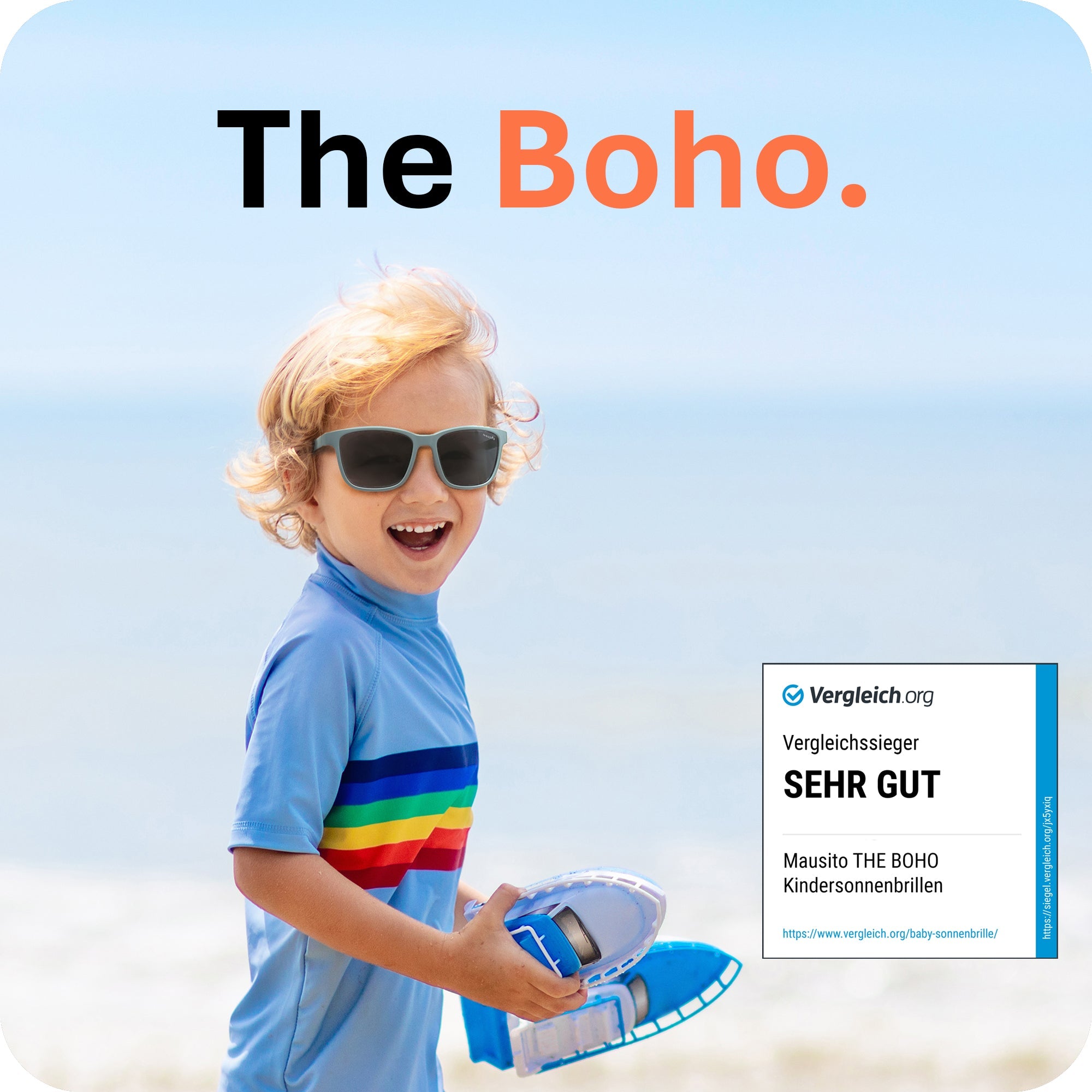 THE BOHO - von 3 - 6 Jahren & von 6 - 10 Jahren - MAUSITO - Kindersonnenbrillen für Jungen und Mädchen