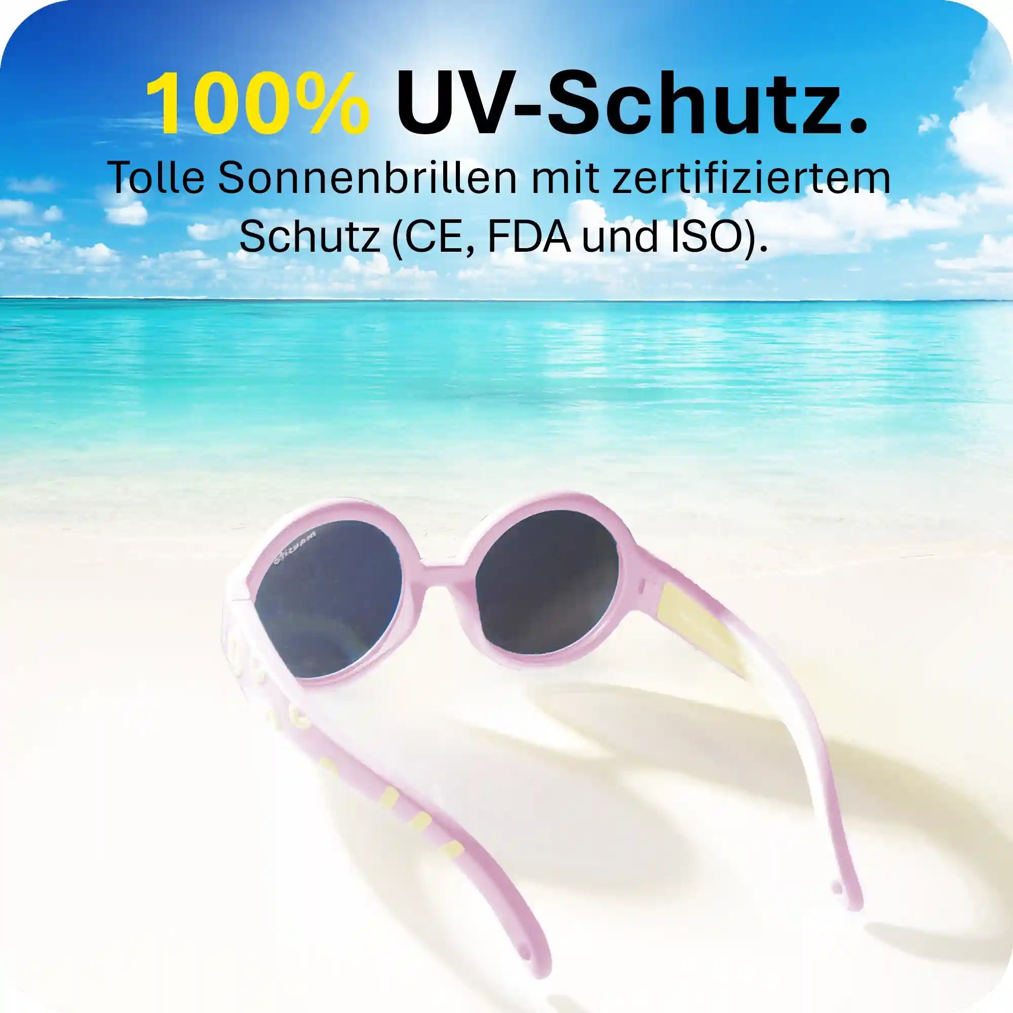 THE HIPPIE | 6 - 24 Monate & 2 - 5 Jahre - MAUSITO - Kindersonnenbrillen für Jungen und Mädchen