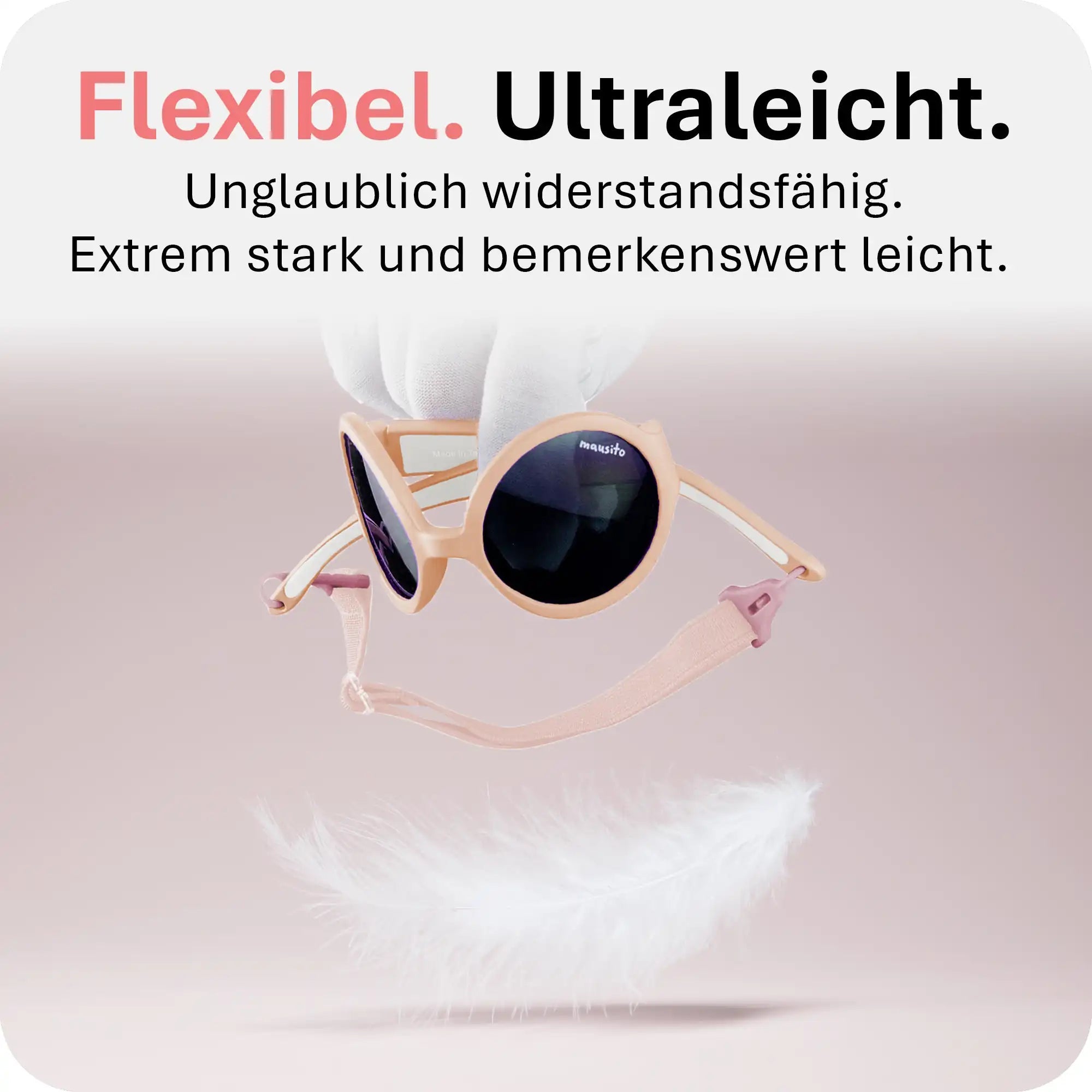 THE HIPPIE | 6 - 24 Monate & 2 - 5 Jahre - MAUSITO - Kindersonnenbrillen für Jungen und Mädchen