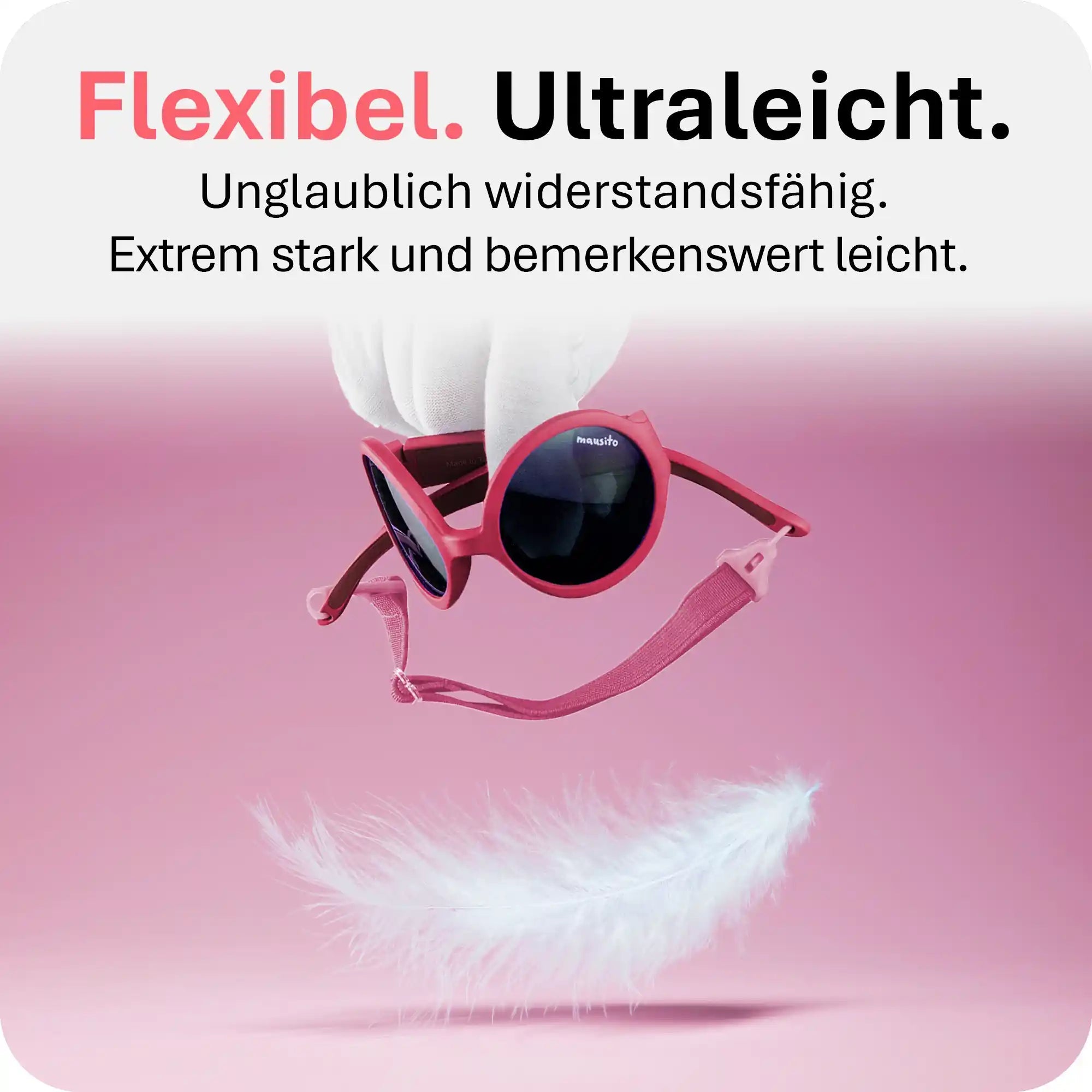 THE HIPPIE | 6 - 24 Monate & 2 - 5 Jahre - MAUSITO - Kindersonnenbrillen für Jungen und Mädchen