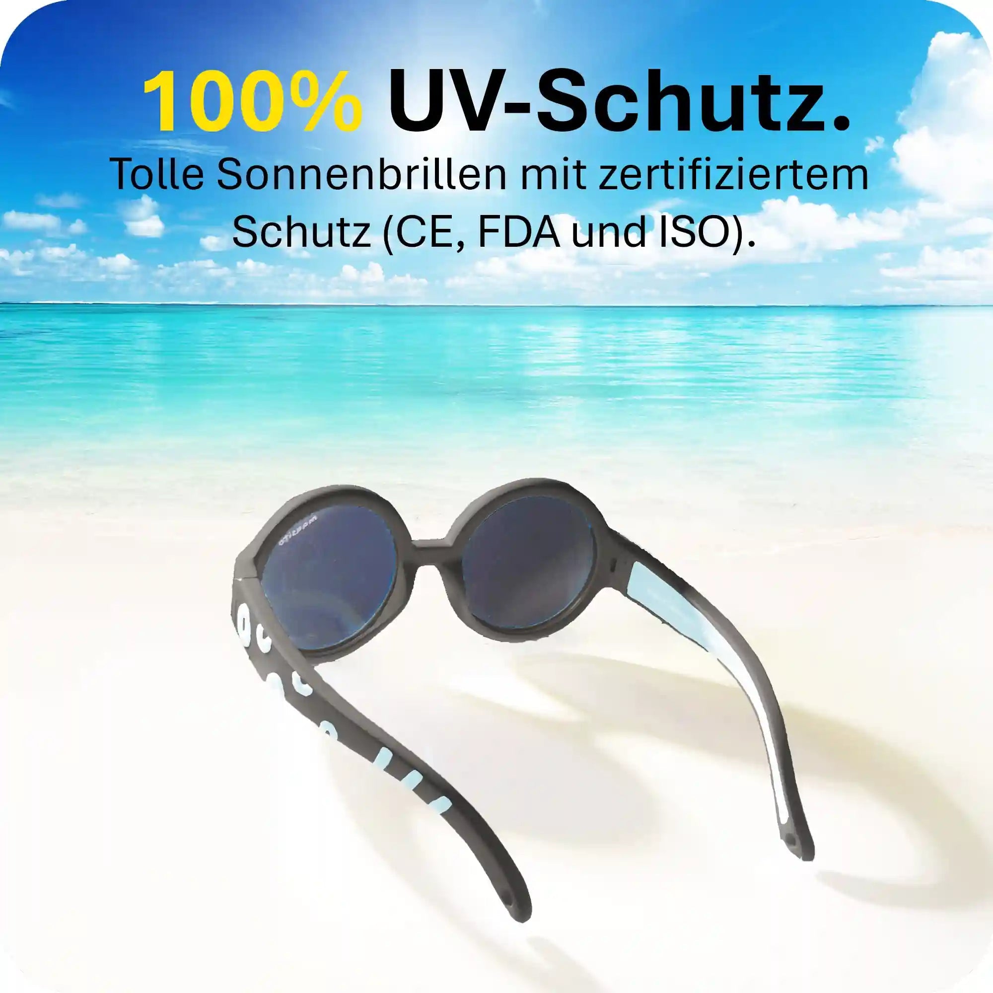 THE HIPPIE | 6 - 24 Monate & 2 - 5 Jahre - MAUSITO - Kindersonnenbrillen für Jungen und Mädchen