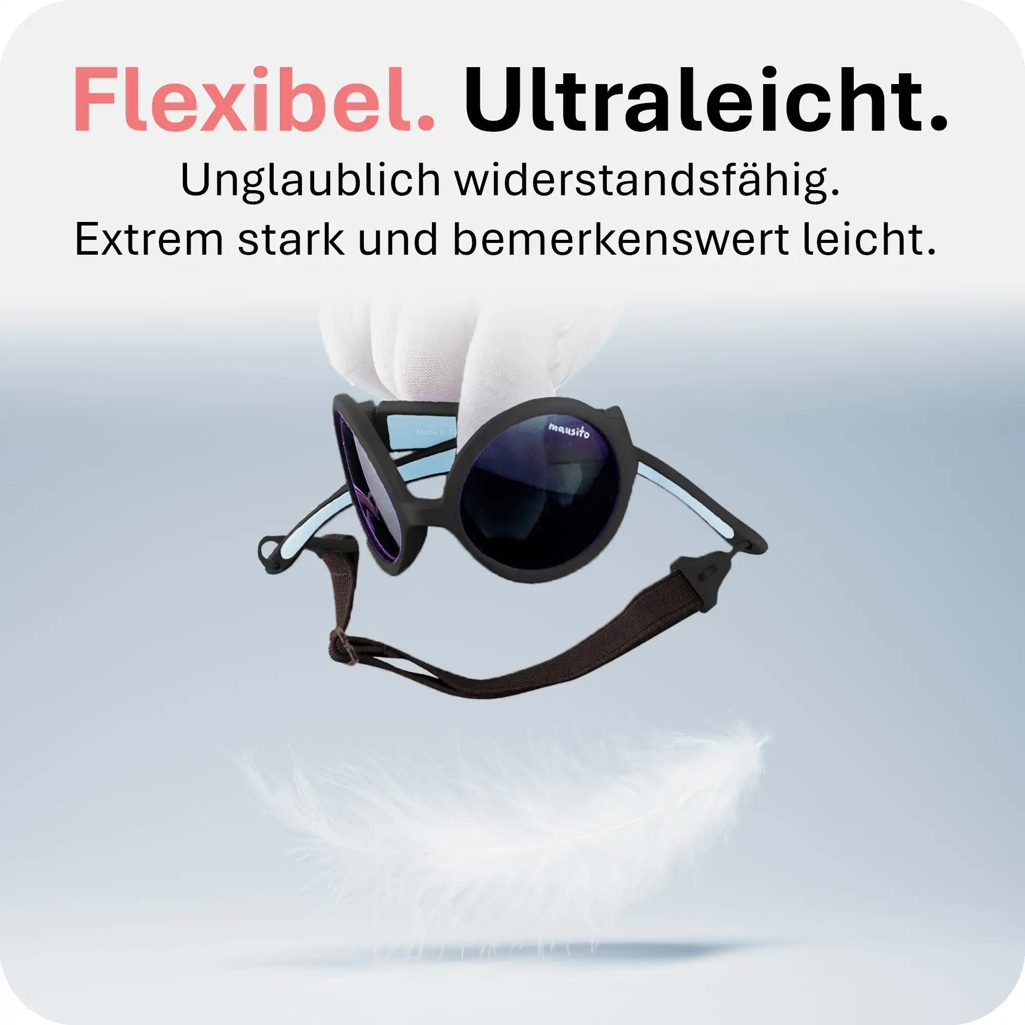 THE HIPPIE | 6 - 24 Monate & 2 - 5 Jahre - MAUSITO - Kindersonnenbrillen für Jungen und Mädchen