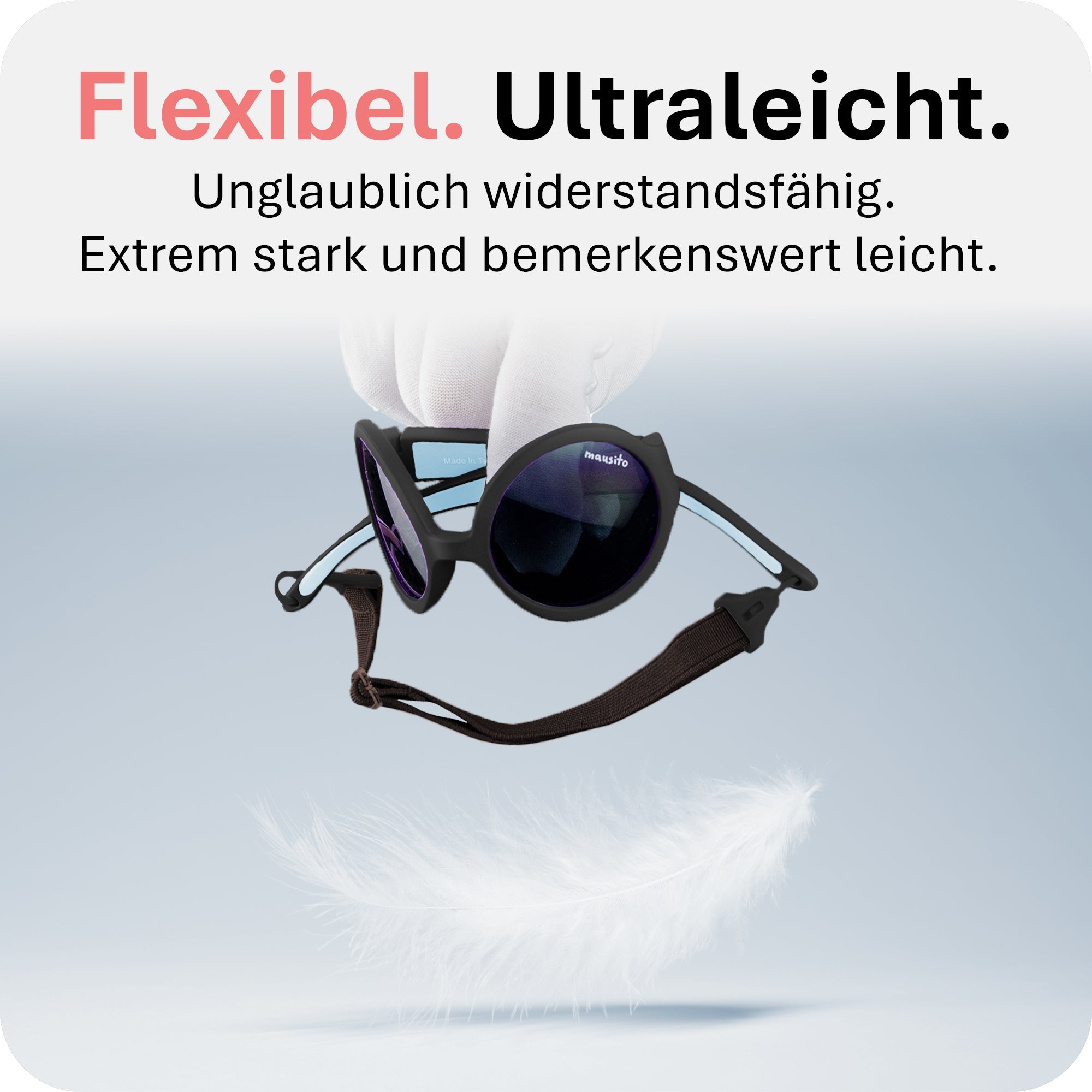 THE HIPPIE | 6 - 24 Monate & 2 - 5 Jahre - MAUSITO - Kindersonnenbrillen für Jungen und Mädchen