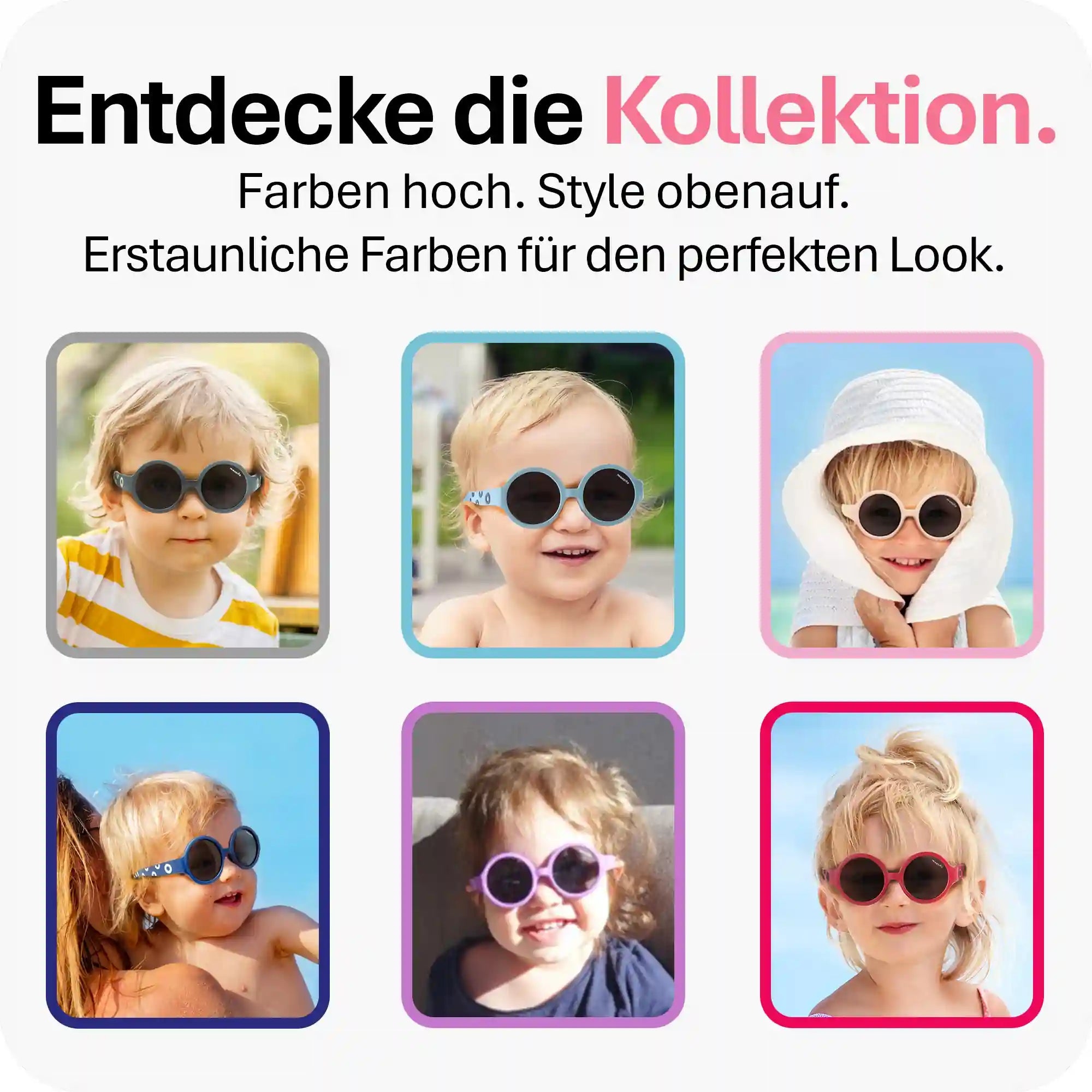 THE HIPPIE | 6 - 24 Monate & 2 - 5 Jahre - MAUSITO - Kindersonnenbrillen für Jungen und Mädchen