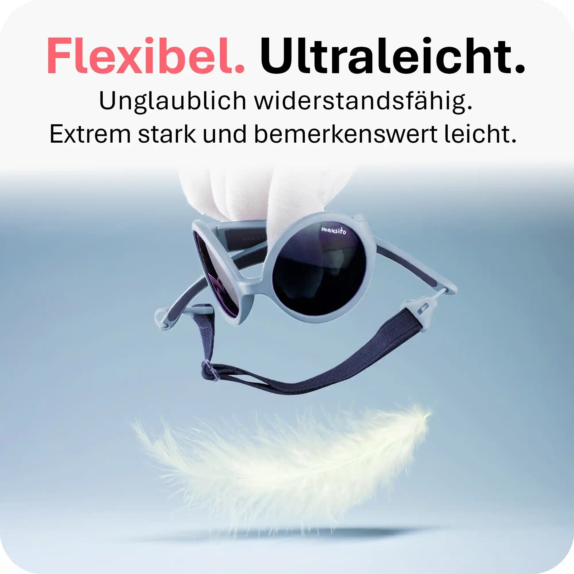 THE HIPPIE | 6 - 24 Monate & 2 - 5 Jahre - MAUSITO - Kindersonnenbrillen für Jungen und Mädchen