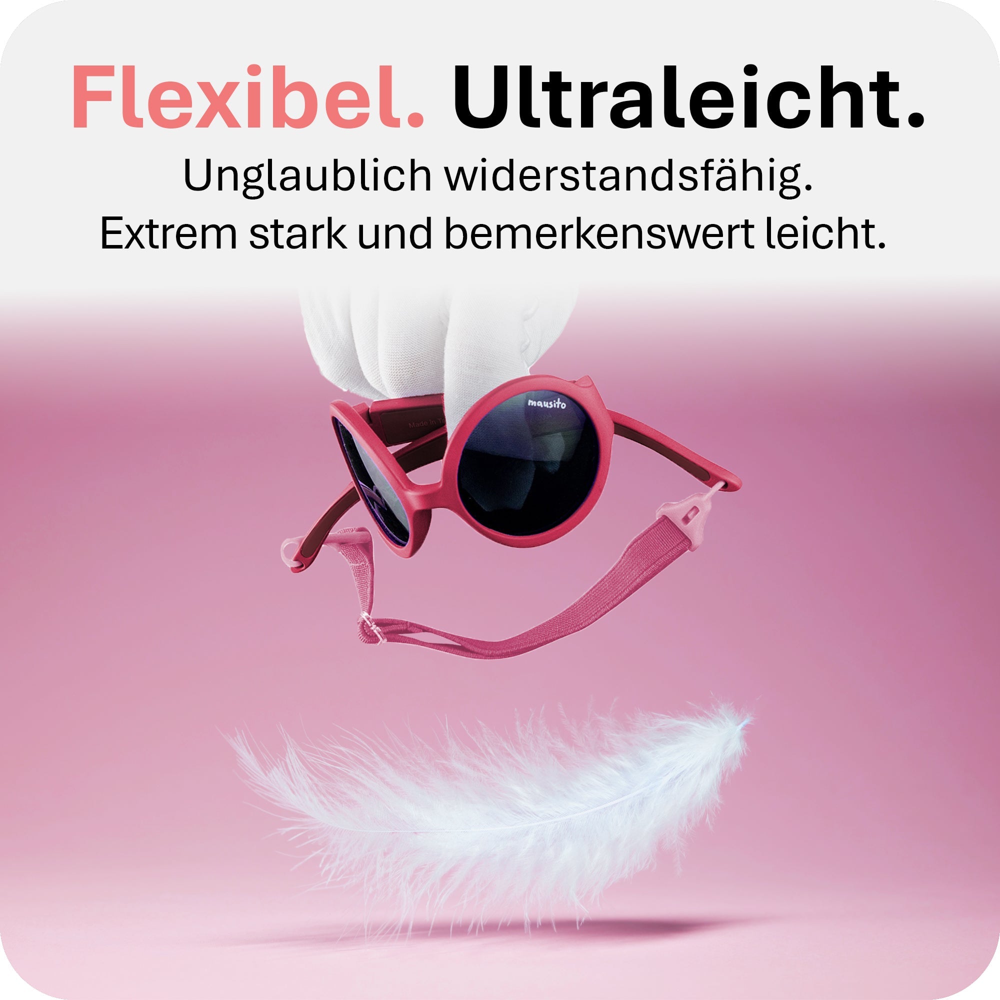 THE HIPPIE | 6 - 24 Monate & 2 - 5 Jahre - MAUSITO - Kindersonnenbrillen für Jungen und Mädchen