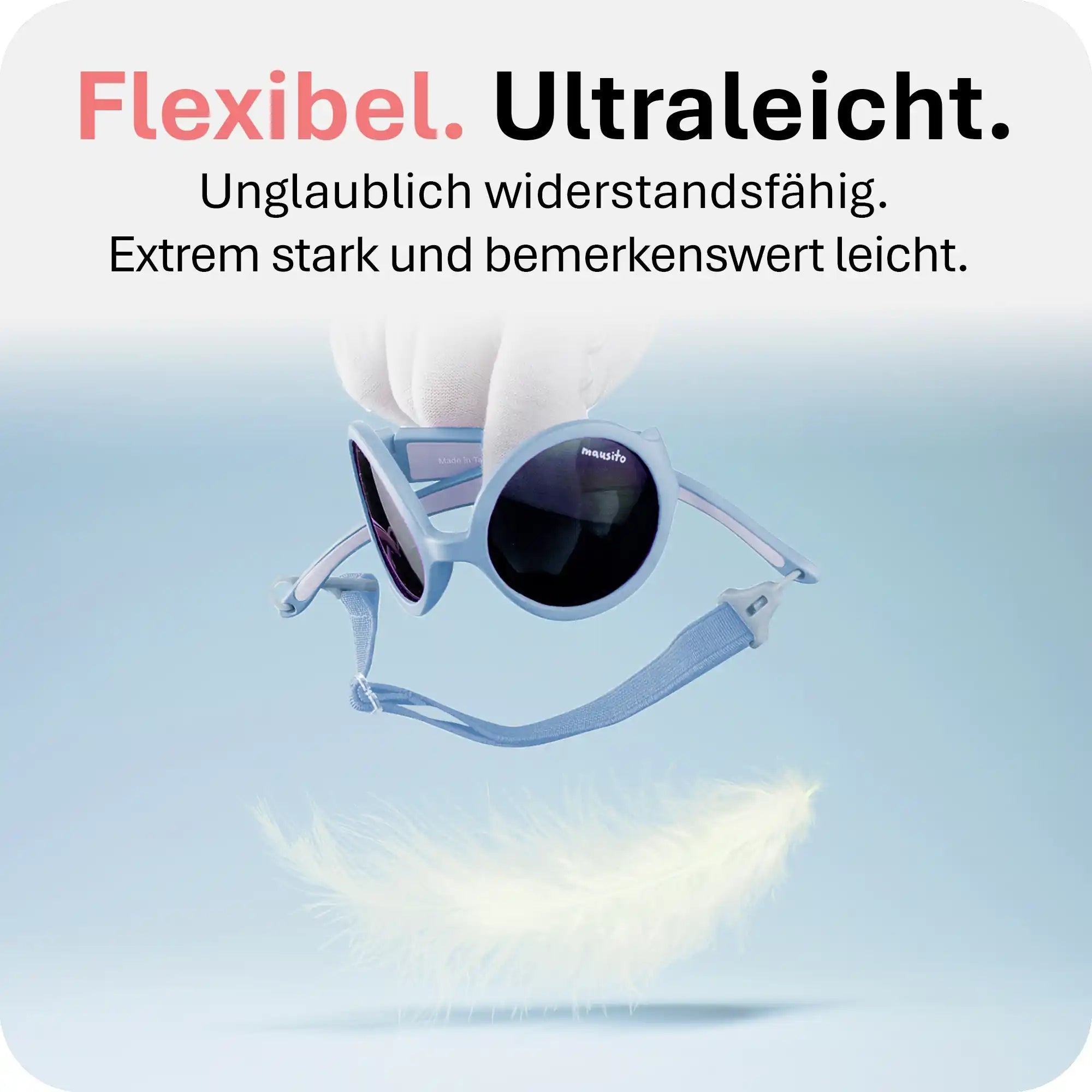 THE HIPPIE | 6 - 24 Monate & 2 - 5 Jahre - MAUSITO - Kindersonnenbrillen für Jungen und Mädchen