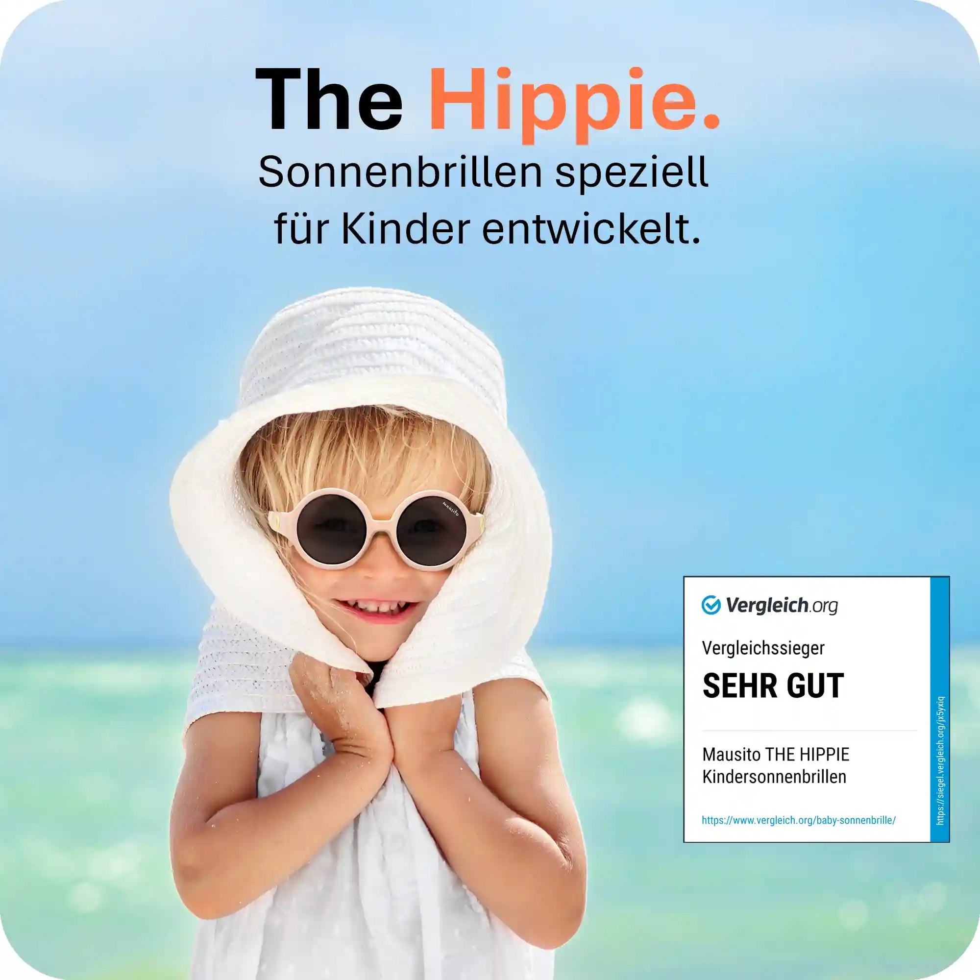 THE HIPPIE | 6 - 24 Monate & 2 - 5 Jahre - MAUSITO - Kindersonnenbrillen für Jungen und Mädchen