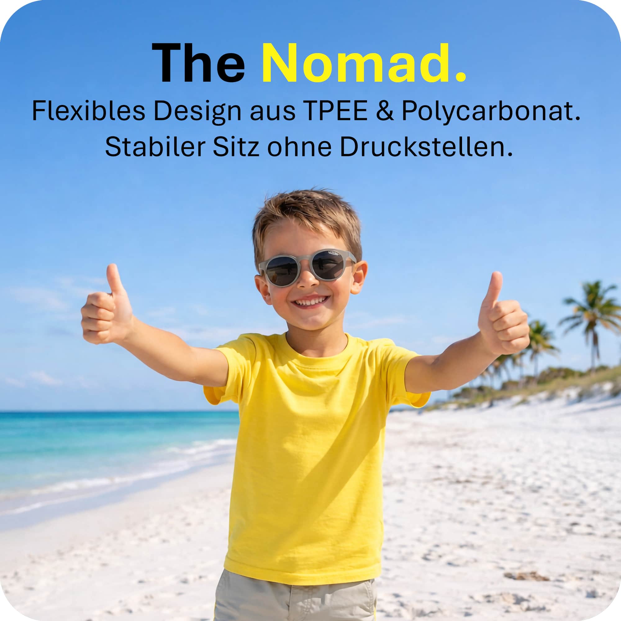 THE NOMAD | 3 - 6 Jahre & 6 - 9 Jahre - MAUSITO - Kindersonnenbrillen für Jungen und Mädchen