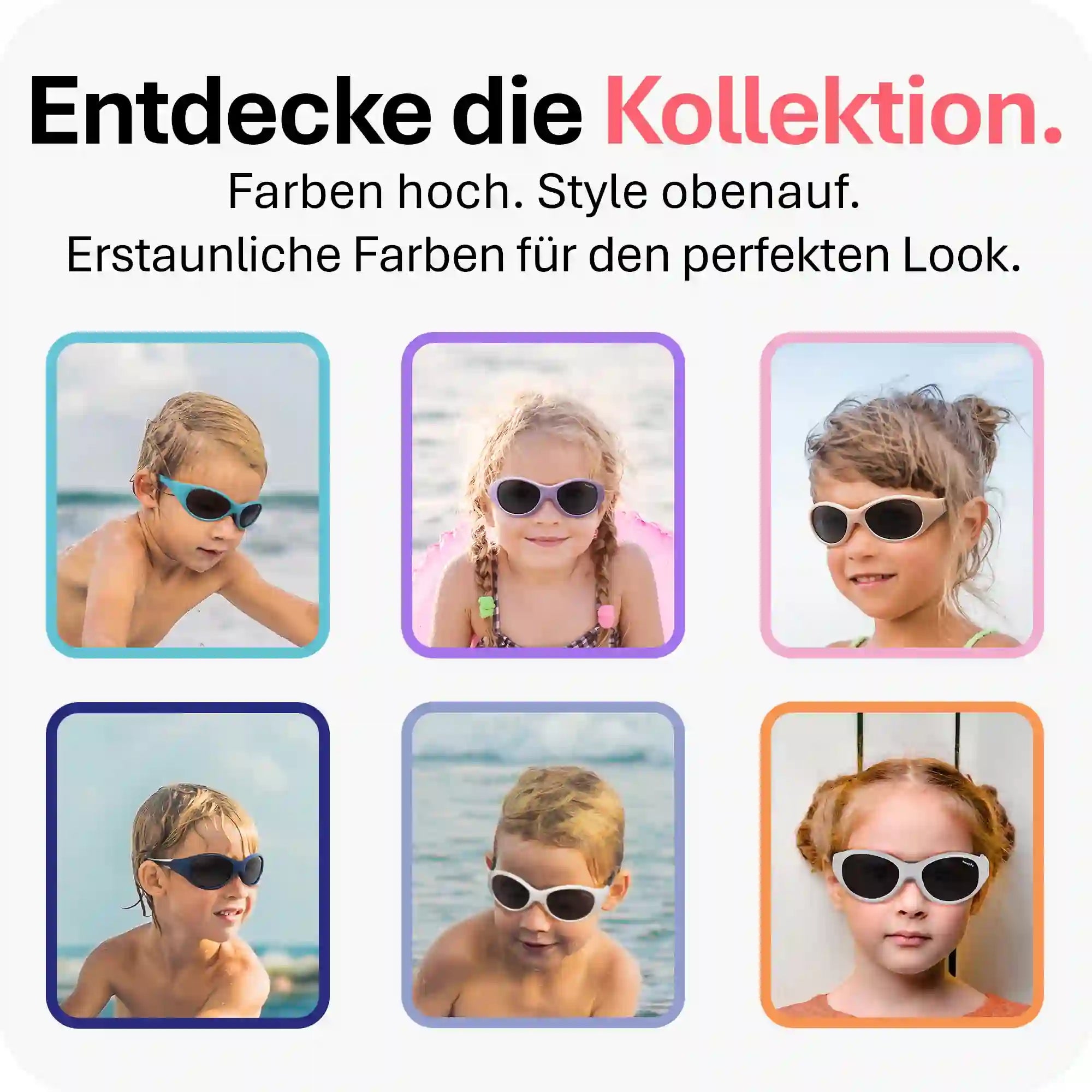 THE SURFER | 2 - 4 Jahre & 5 - 8 Jahre - MAUSITO - Kindersonnenbrillen für Jungen und Mädchen