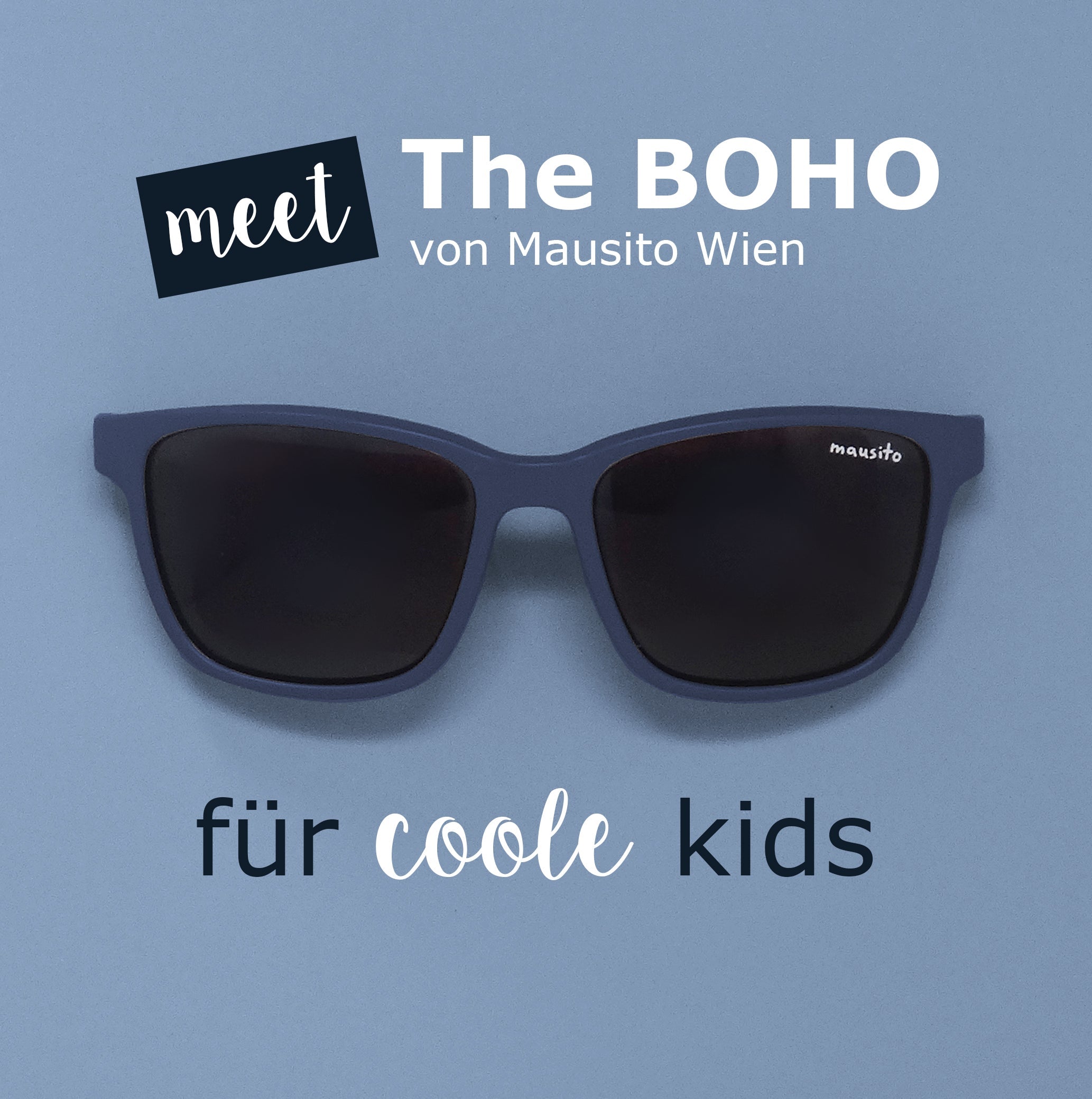 THE BOHO - von 4 -7 Jahren - in 3 schönen Farben - MAUSITO - Kindersonnenbrillen für Jungen und Mädchen